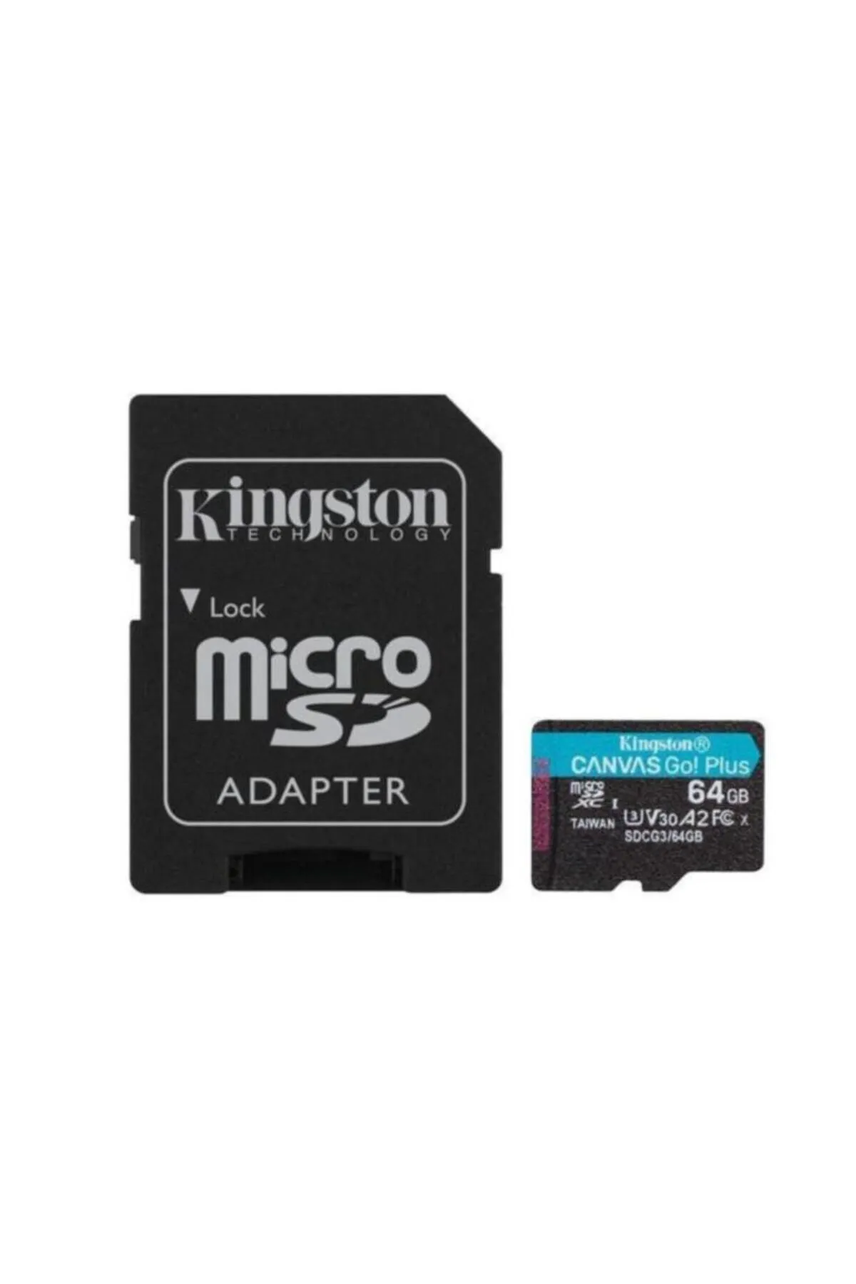 Kingston 64gb Microsd Canvas Go Plus Hafıza Kartı U3 Sdcg3/64gb