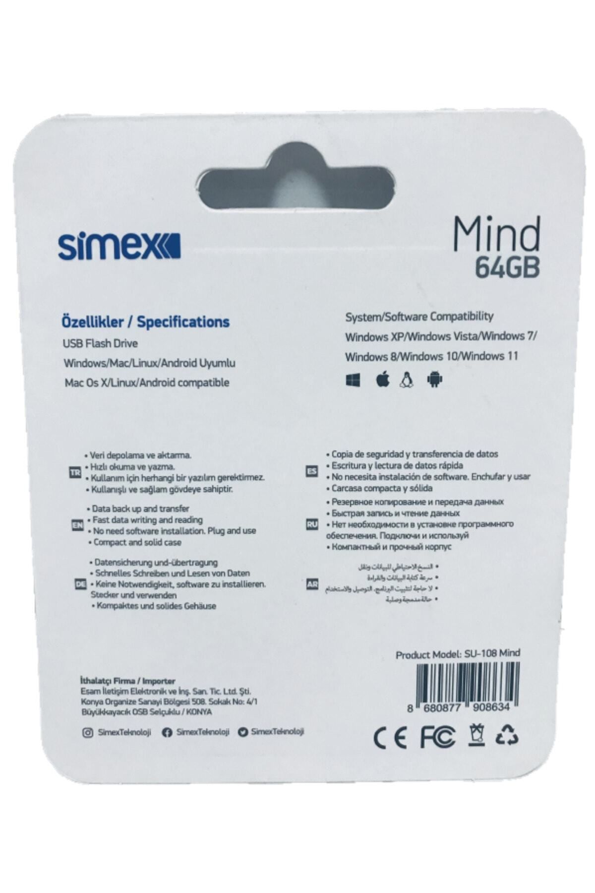 ÖZCAN İLETİŞİM 64gb Mind Secure 2.0 Metal Usb Flash Bellek