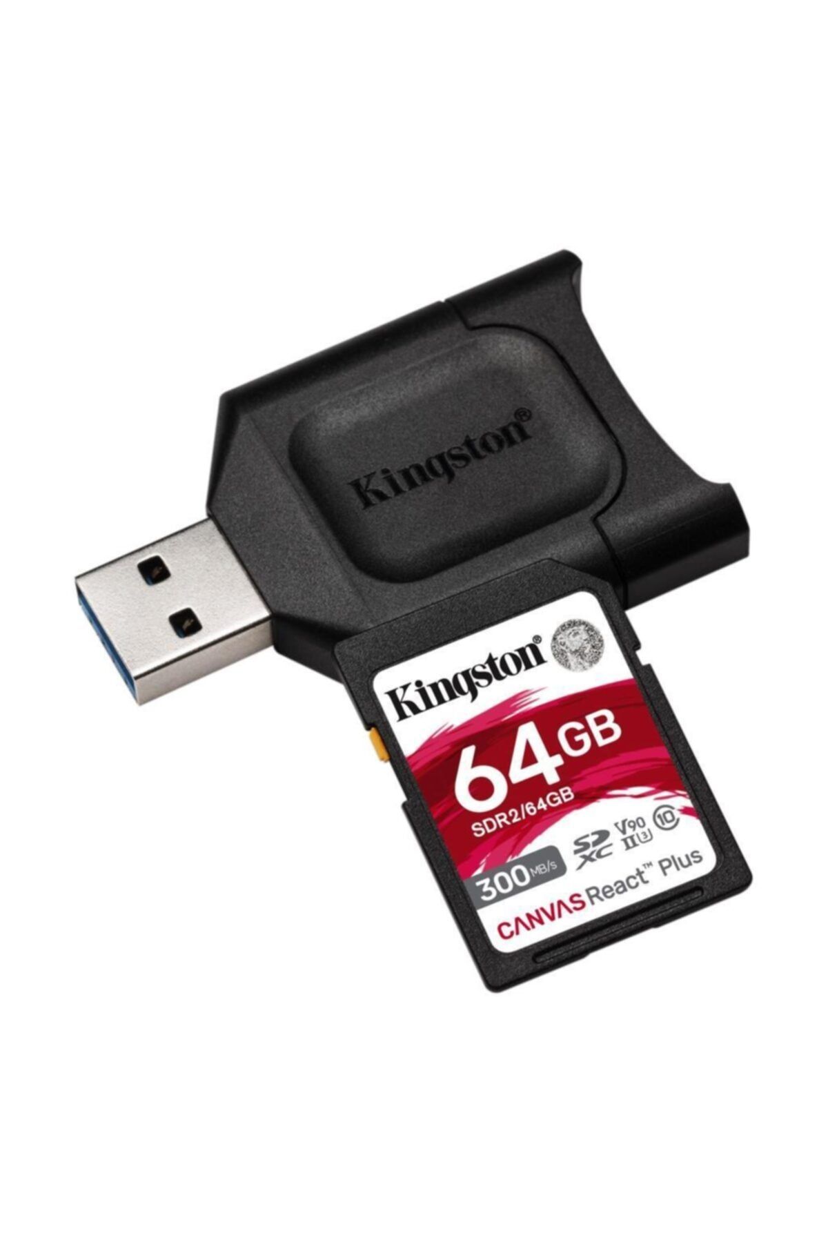 Kingston 64gb Sd Hafıza Kartı+ Sd Okuyucu Mlpr2/64gb