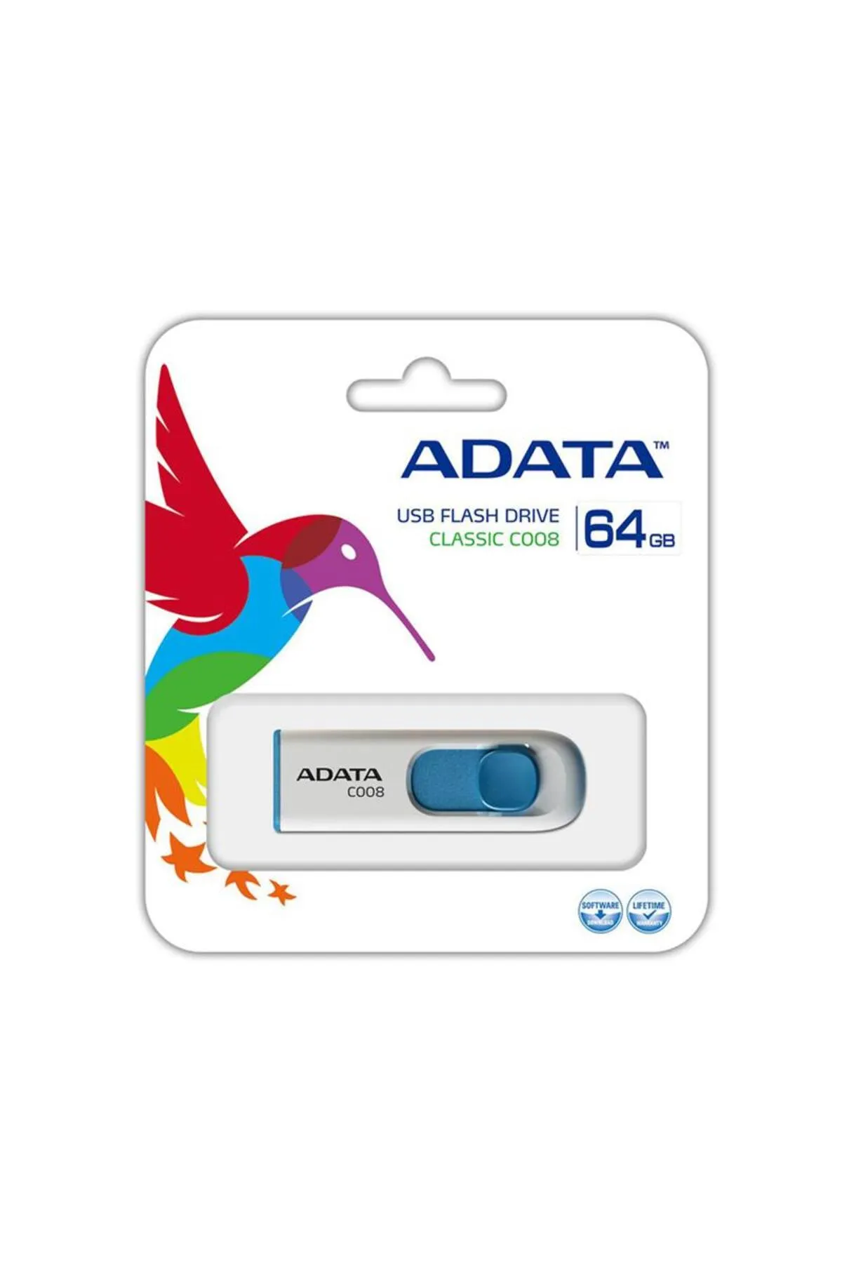 Adata 64gb Usb Bellek 2.0 - C008