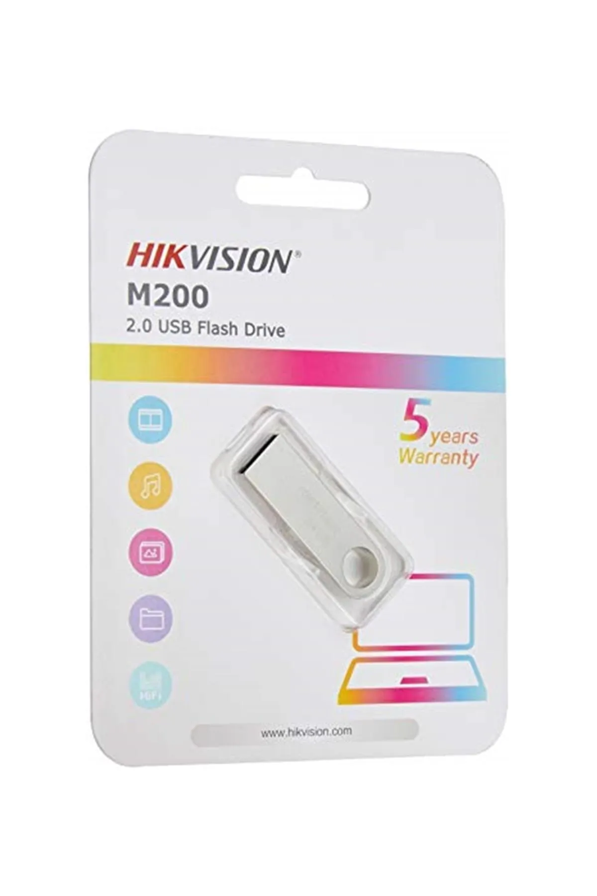 Hikvision 64GB USB2.0 HS-USB-M200/64G METAL FLASH BELLEK