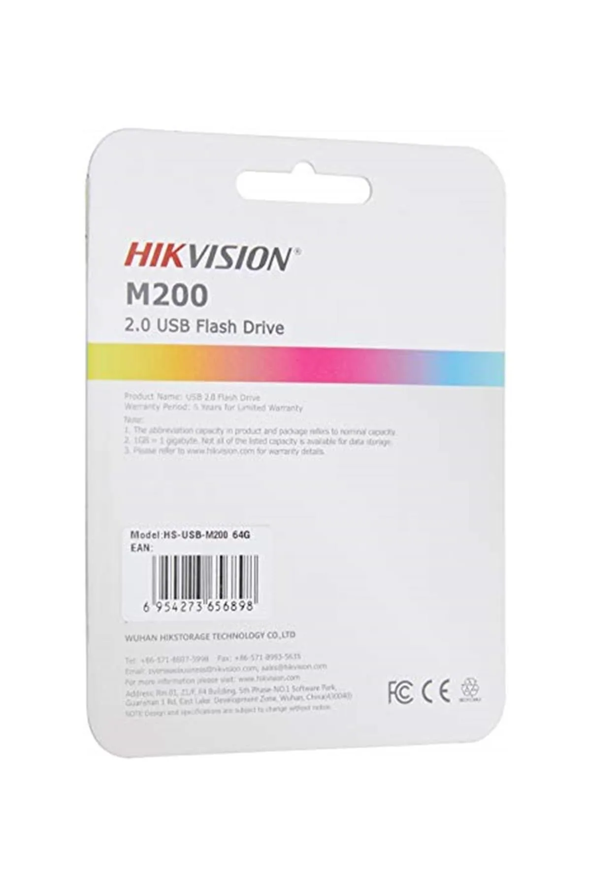 Hikvision 64GB USB2.0 HS-USB-M200/64G METAL FLASH BELLEK