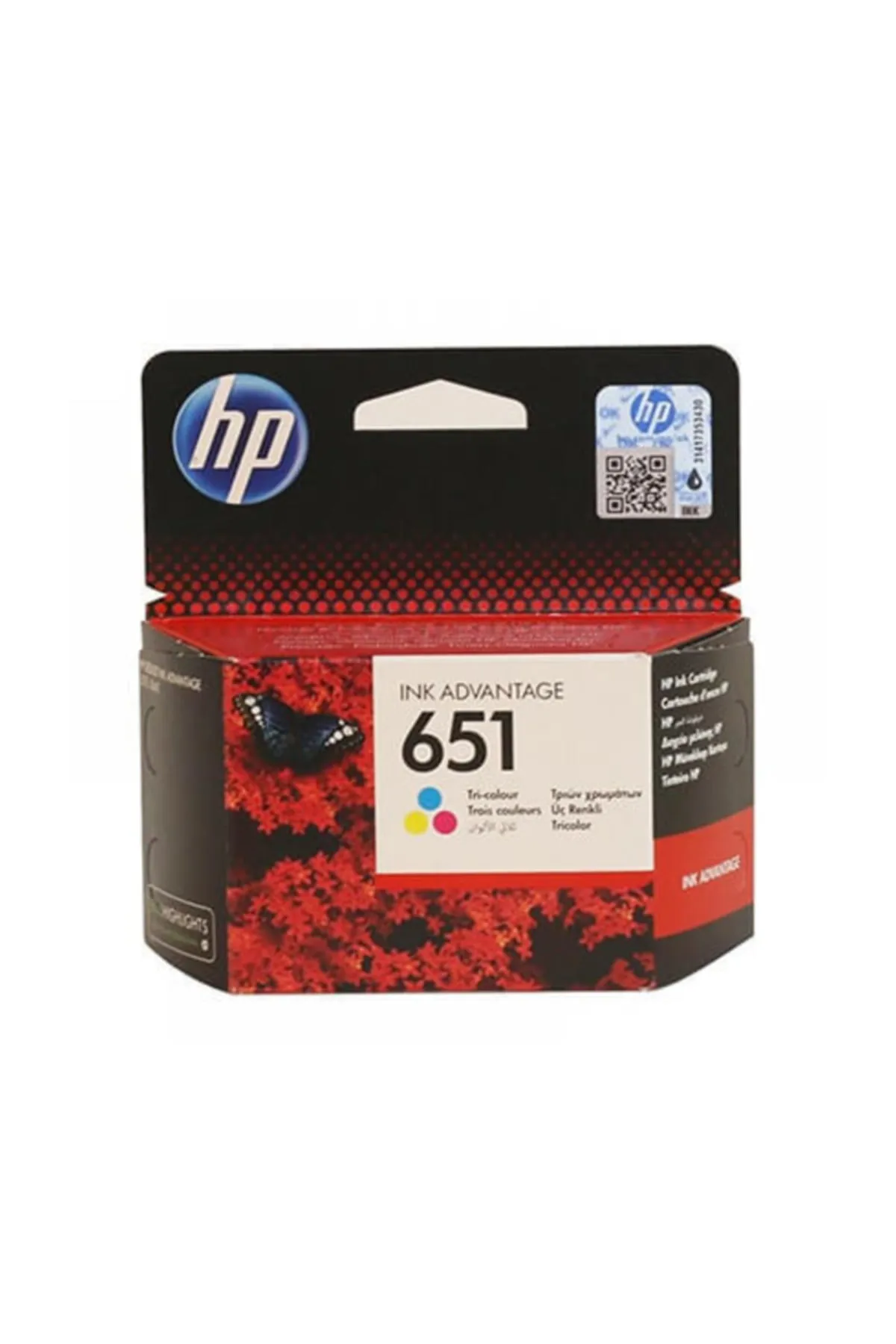 HP 651-c2p11a Renkli Orijinal Kartuş