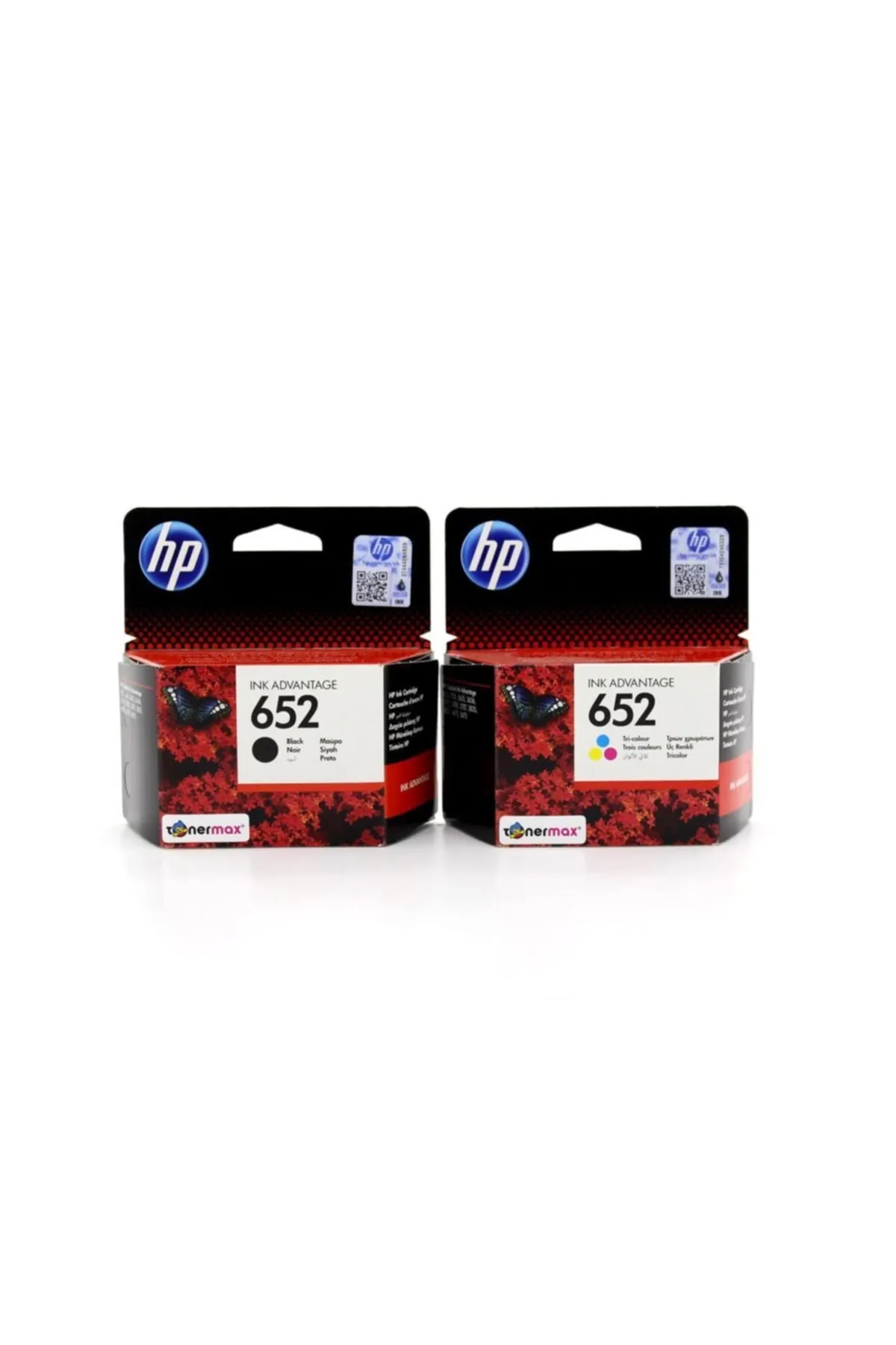 HP 652 F6v24a / F6v25a / 3835 Orjinal Siyah Ve Renkli Kartuş