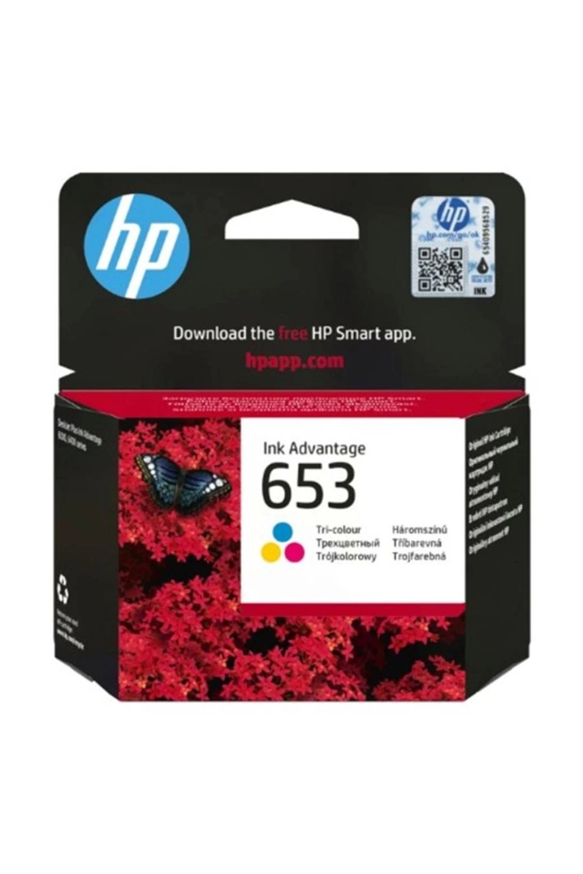 HP 653 Color Renkli Kartuş 3ym74ae