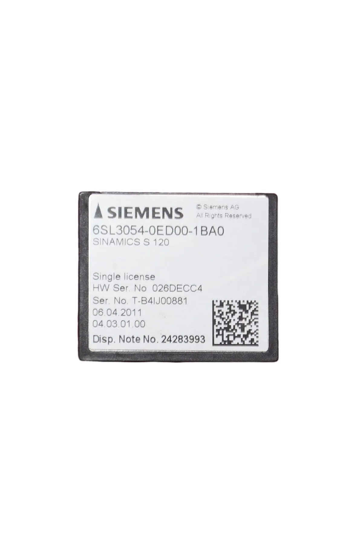 Siemens 6SL3054-0ED00-1BA0