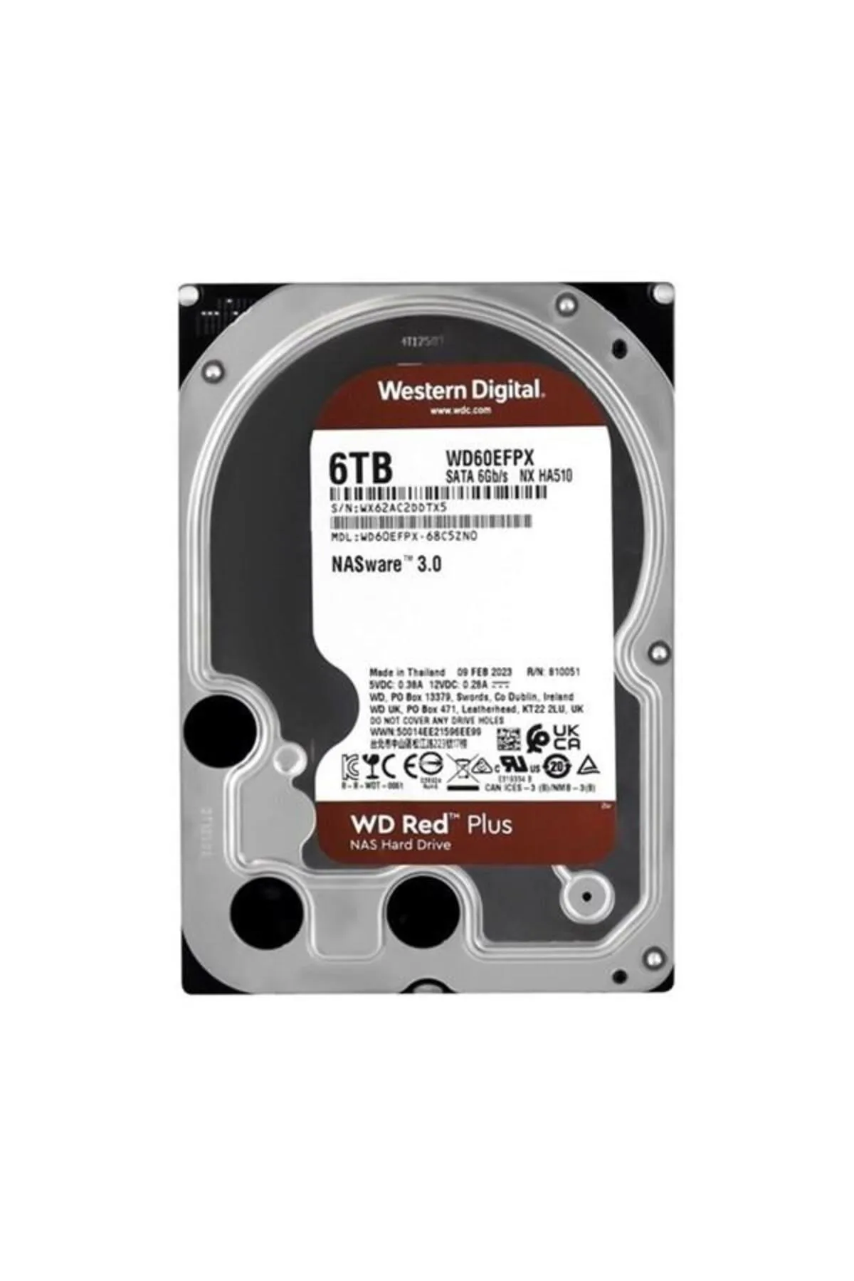 WD 6tb Red 60efpx 256mb 5400rpm Sata-3 Nas Diski