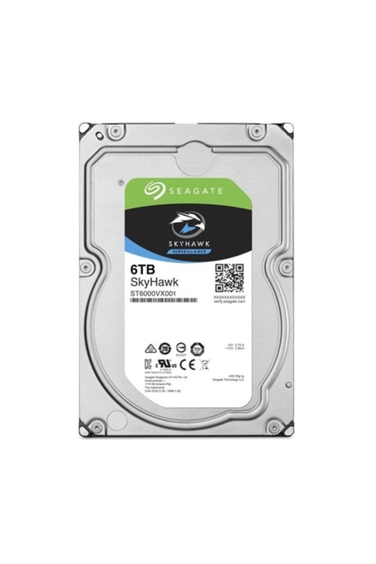 Seagate 6tb Skyhawk 256 Mb 7/24 Rv St6000vx001