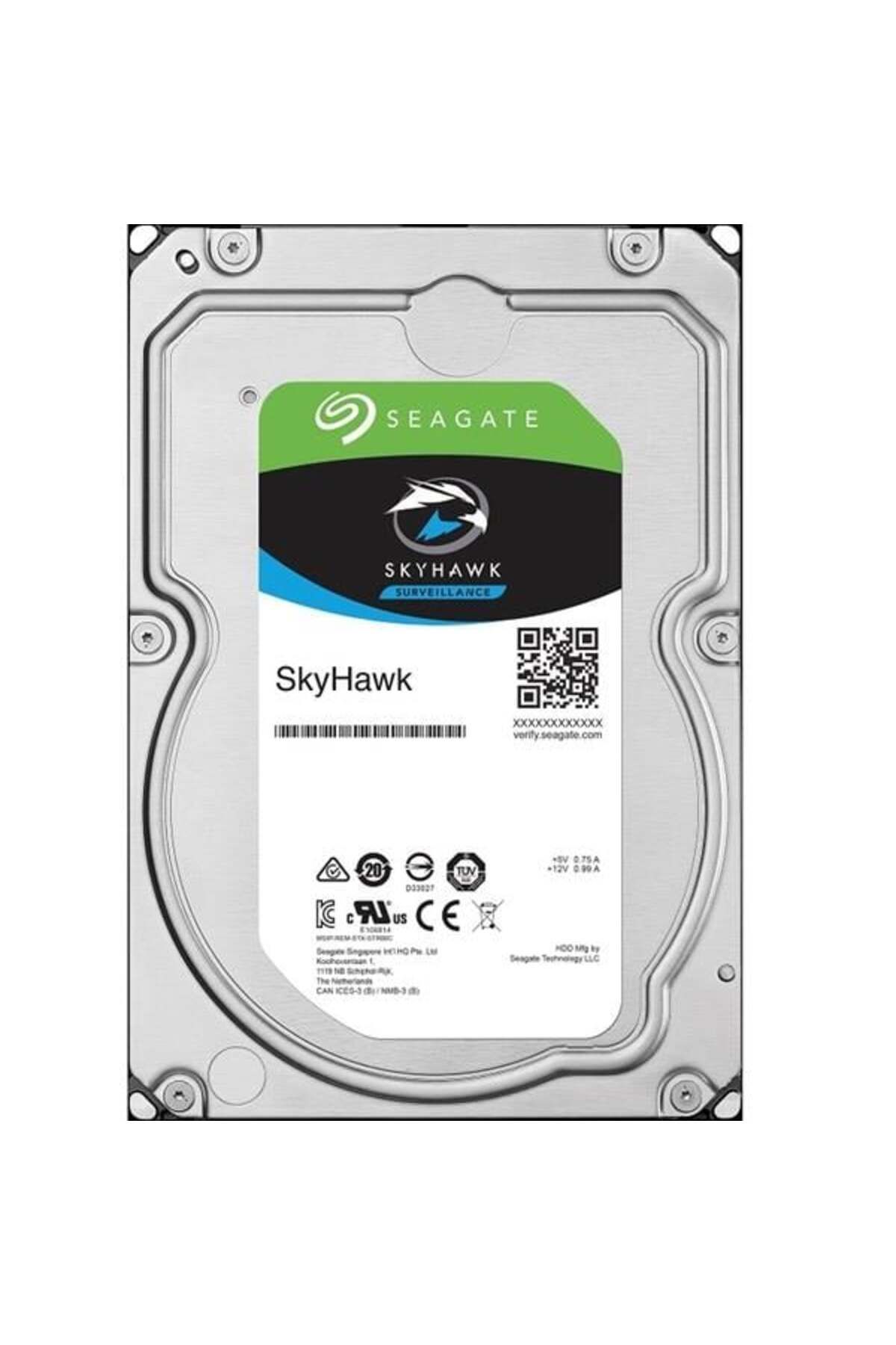 Seagate 6tb Skyhawk St6000vx001 5900 Rpm 256mb Sata-3 Güvenlik Diski