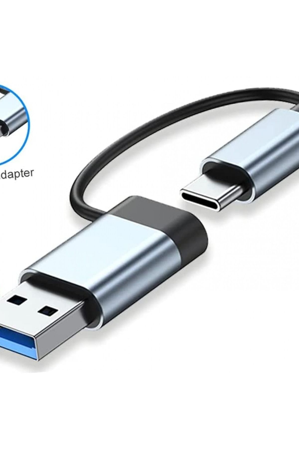 Hobimtek 7 In 1 Usb / Type-c To Usb C. A, Usb 2.0 / 3.0 Çevirici Adaptör Çok Portlu Tak Çalıştır Usb Çevirici