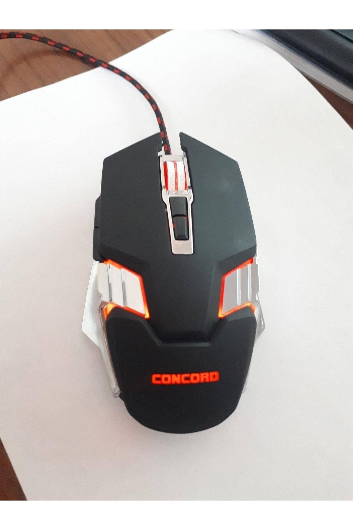 Concord 7 Tuşlu Rgb Gaming Mouse 7200 Dpı Mouse Pad Hediyeli Concord C-25