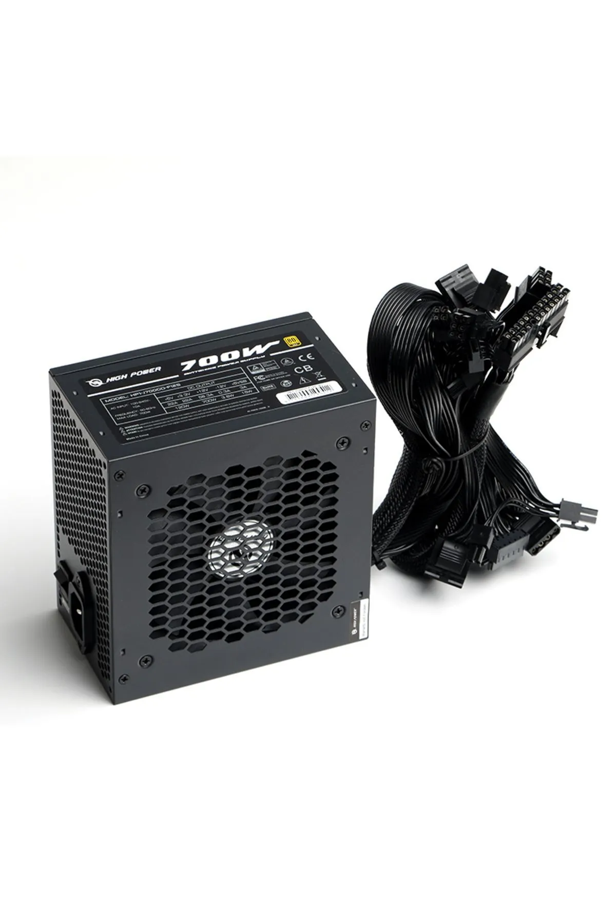 High Power 700W 80+ GOLD 12cm Fanlı Güç Kaynağı (HP1-J700GD-F12S)