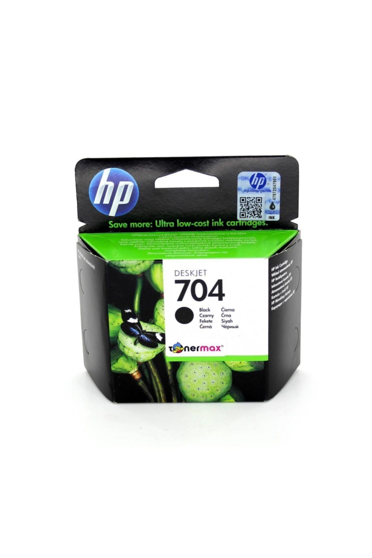 HP 704 Cn692a / Deskjet 2060 / K110a / J510 Siyah Orjinal Kartuş