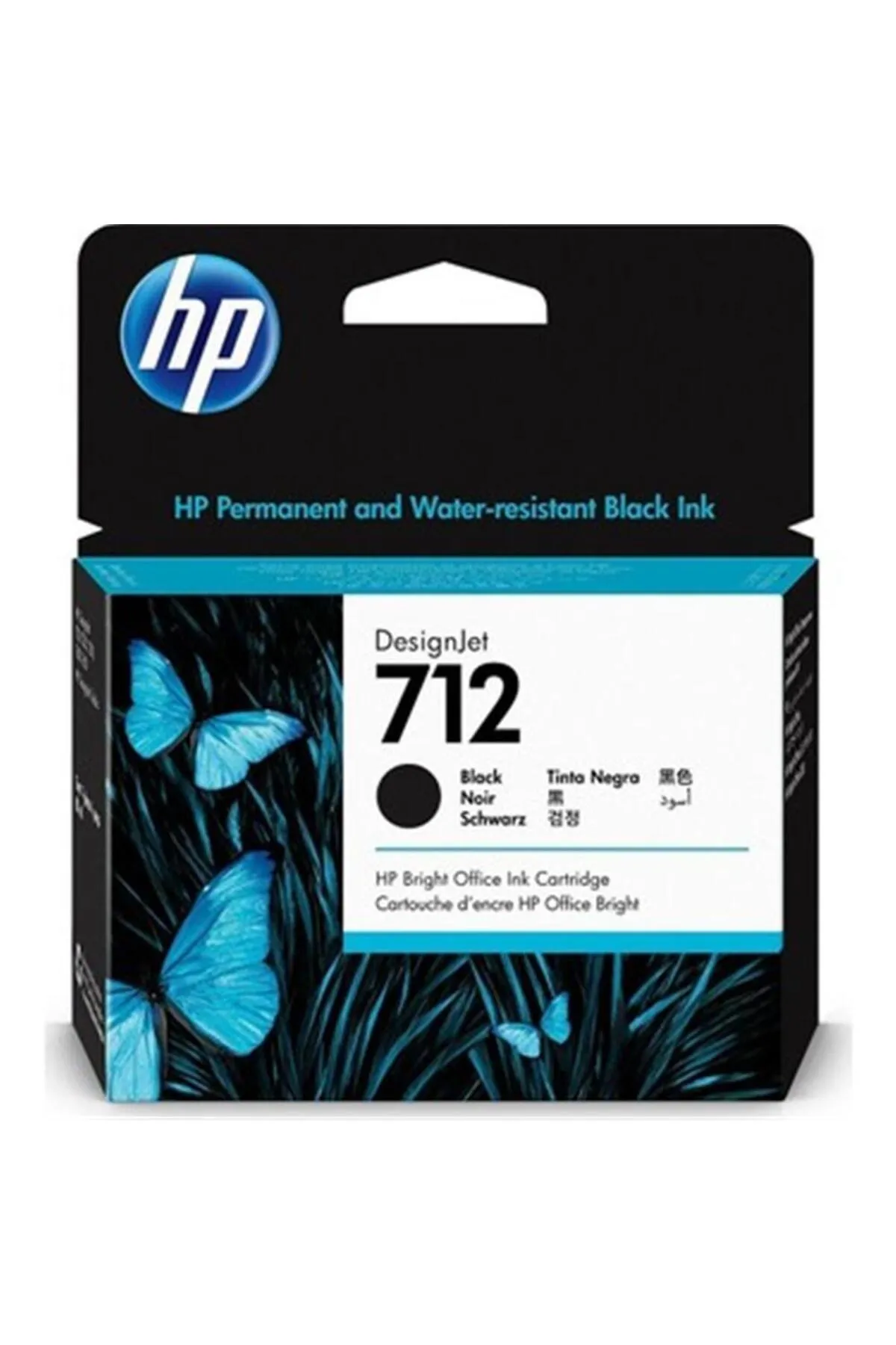 HP 712 Black Siyah 80ml Plotter Kartuşu 3ed71a