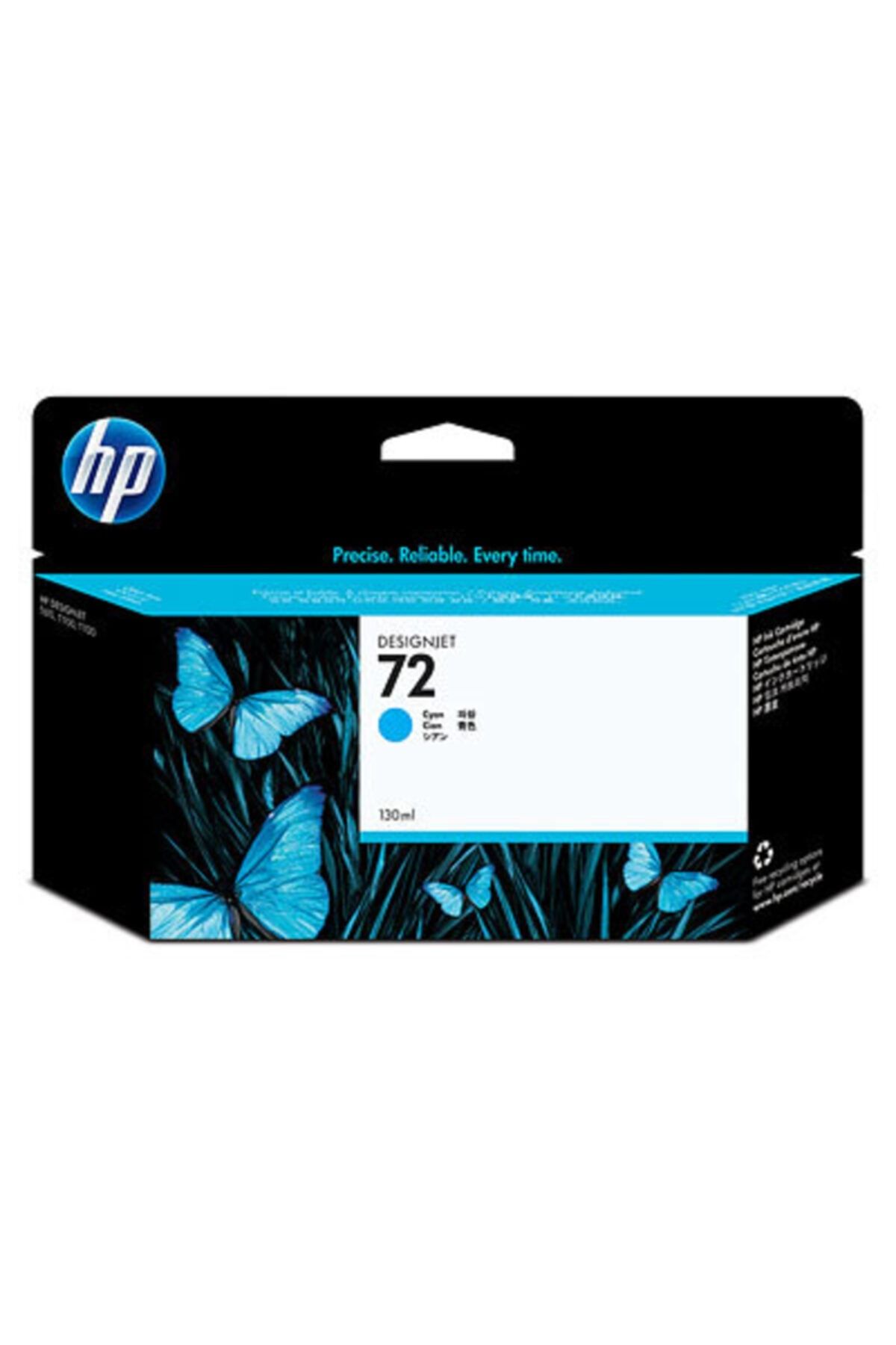 HP 72 Cyan 2023 Tarihli 130ml Plotter Kartuşu C9371a