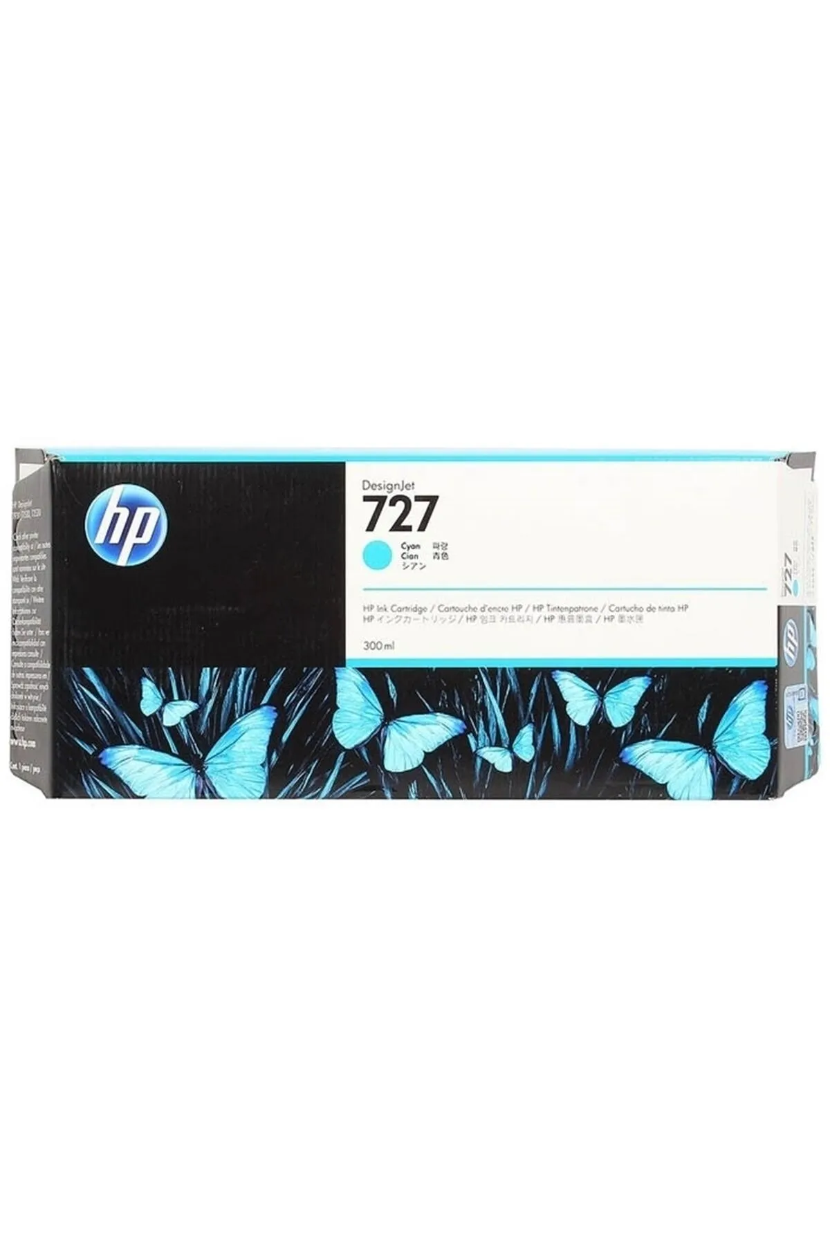 HP 727 Cyan Mavi 300Ml Plotter Kartuşu F9J76A / Hp