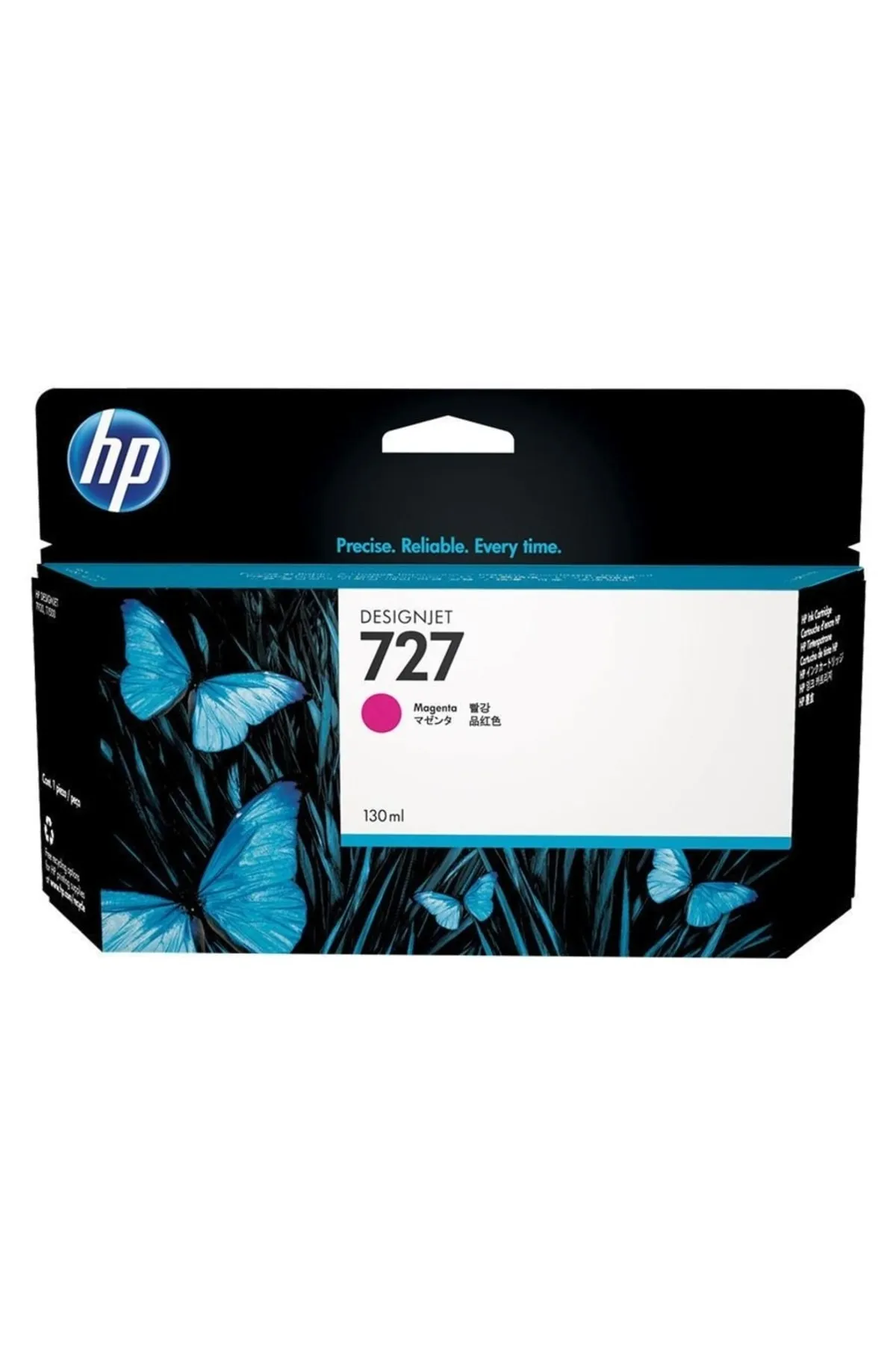 HP 727 Magenta Kırmızı 130ml Plotter Kartuşu B3p20a Eski