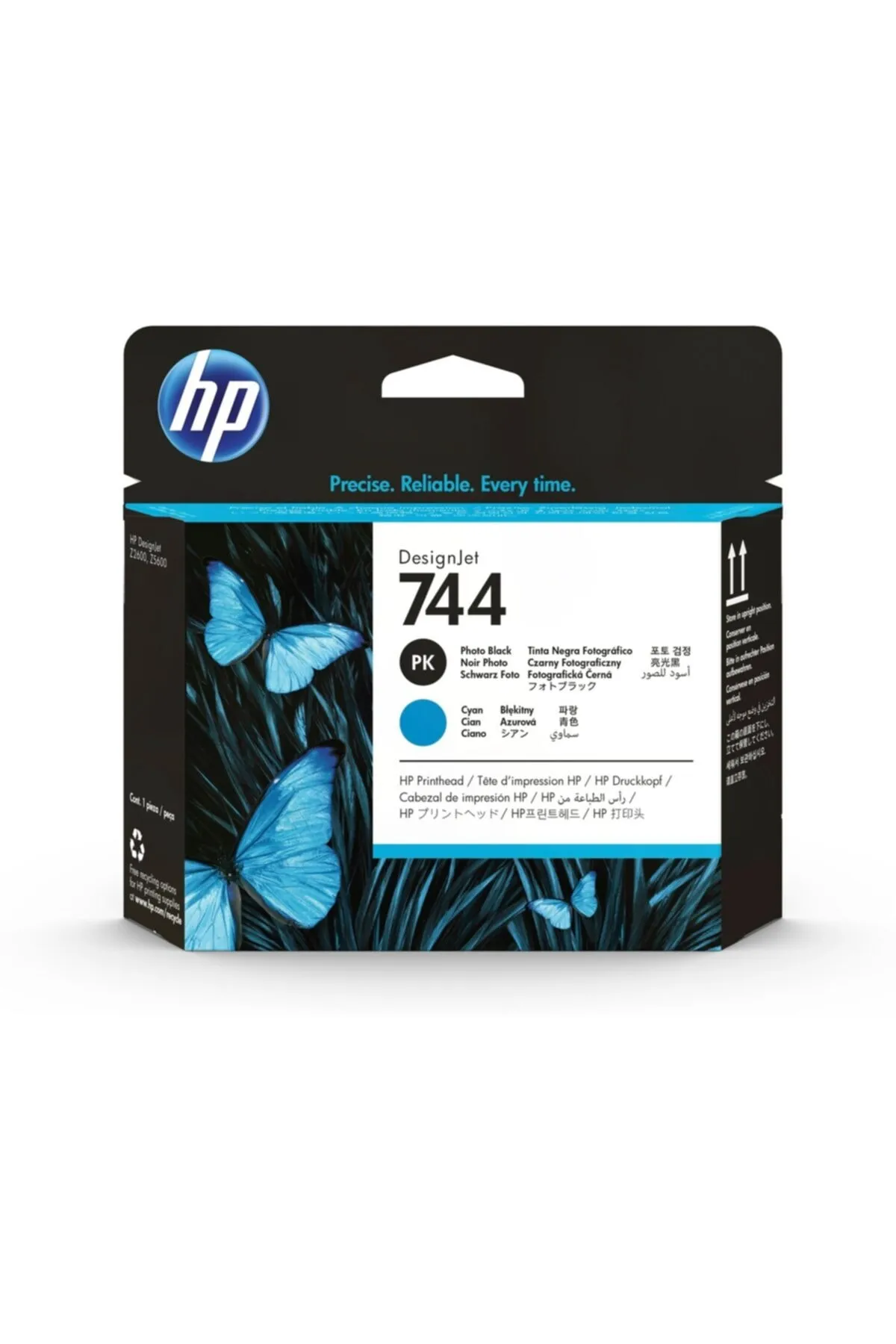 HP 744 Photo Black And Cyan Baskı Kafası (F9j86a)