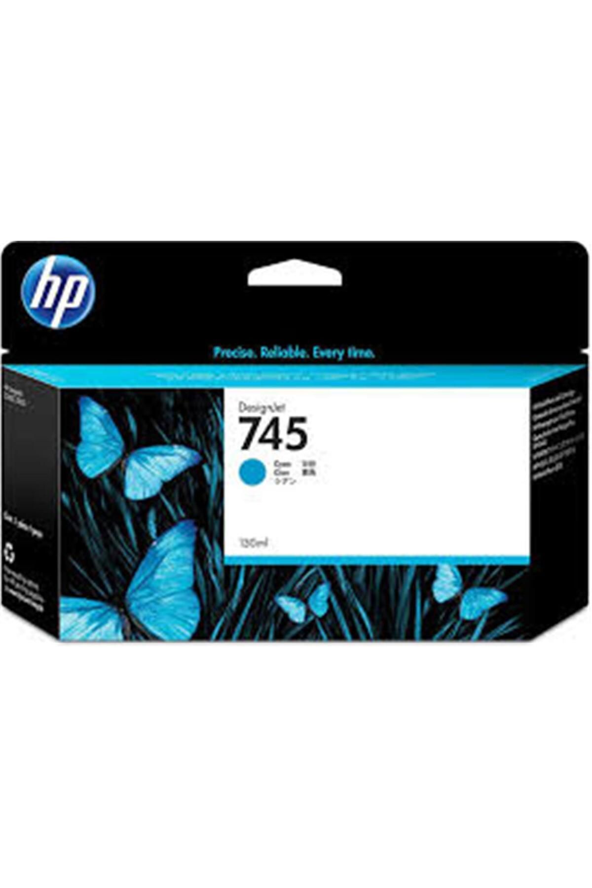 HP 745 Cyan Mavi 130ML Plotter Kartuşu F9J97A