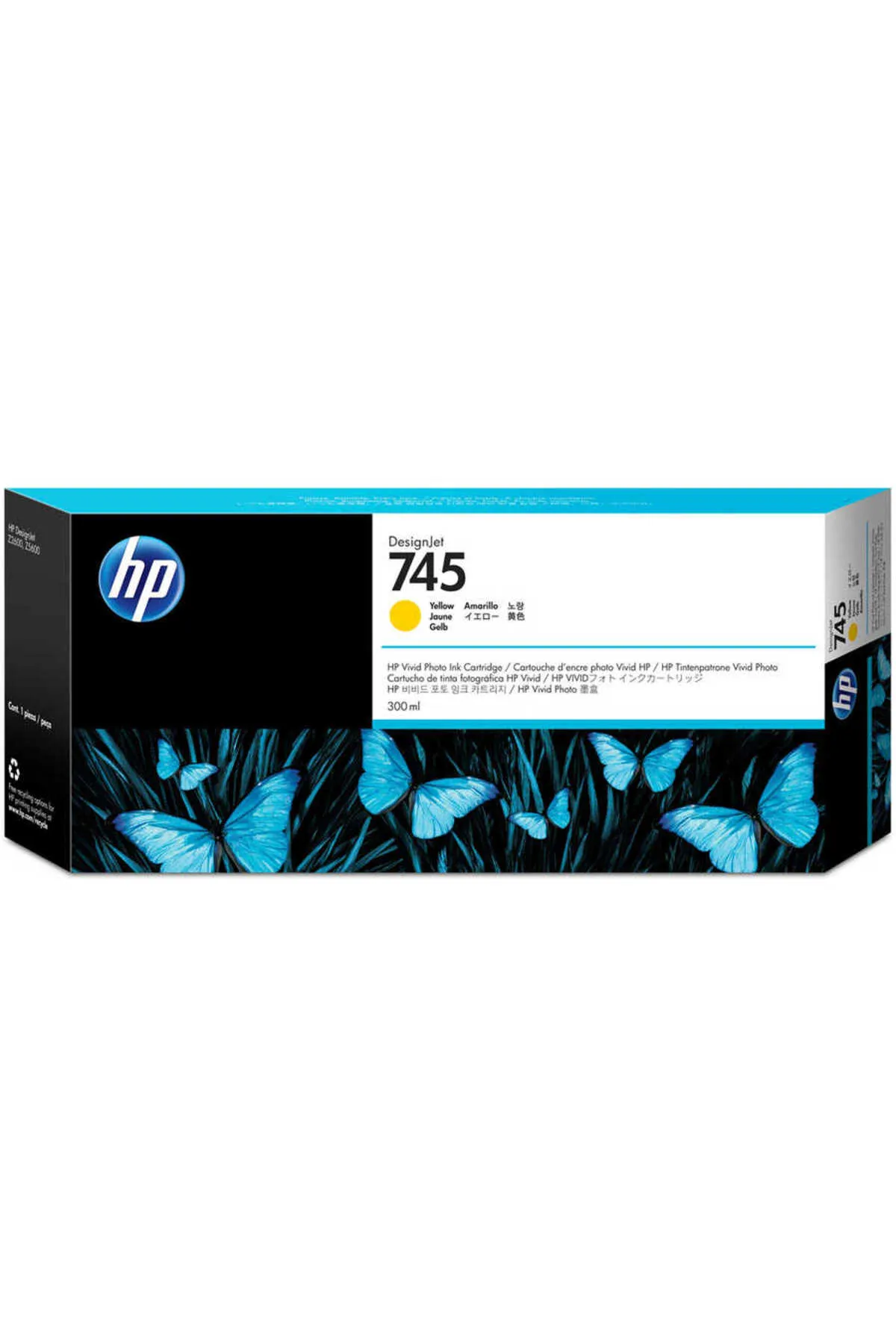 HP 745 F9K02A Yellow Kartuş 300ml