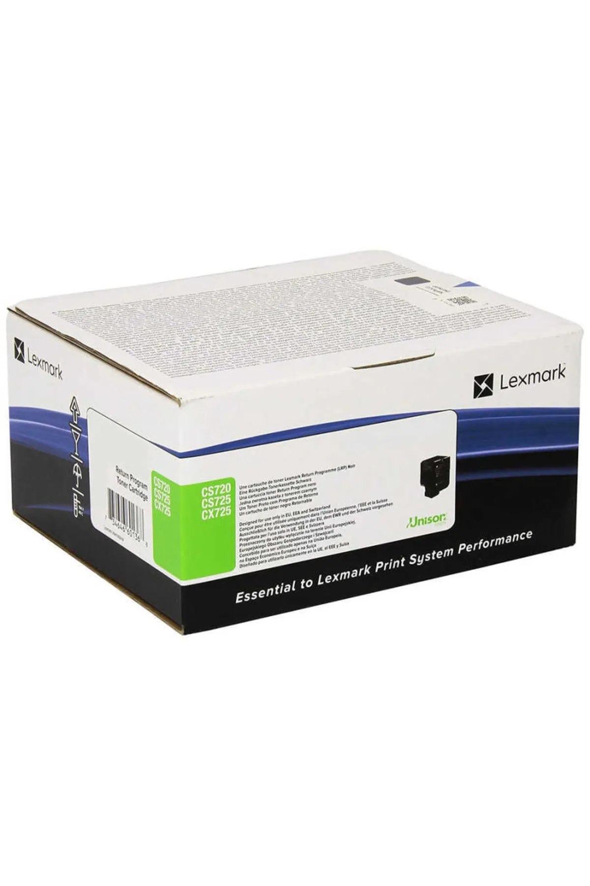 Lexmark 74c5hy0 uyumlu Sarı Toner (12.000 Sayfa ) Cx725