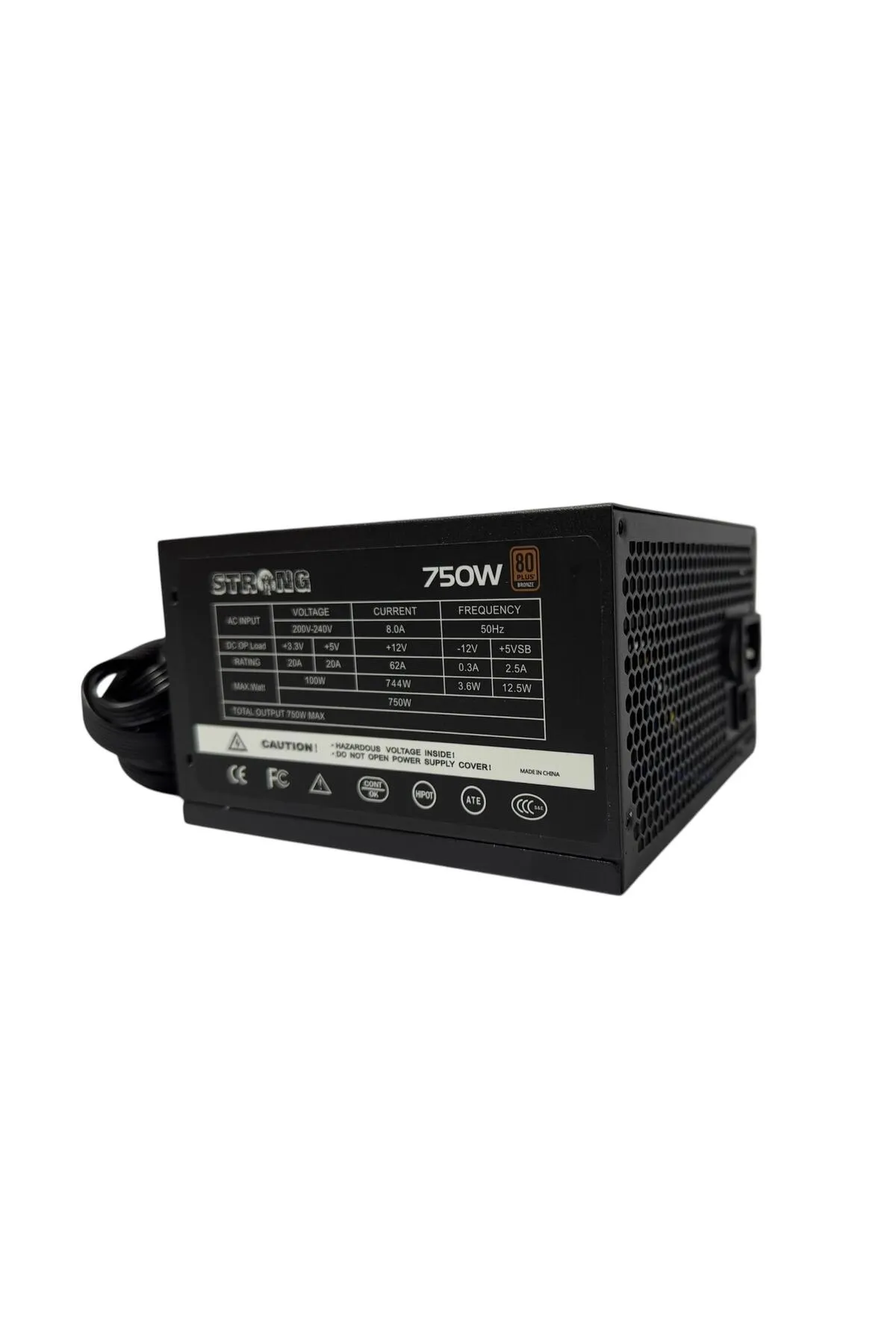 Strong 750W 80+ Bronze Apfc Power Supply Güç Kaynağı