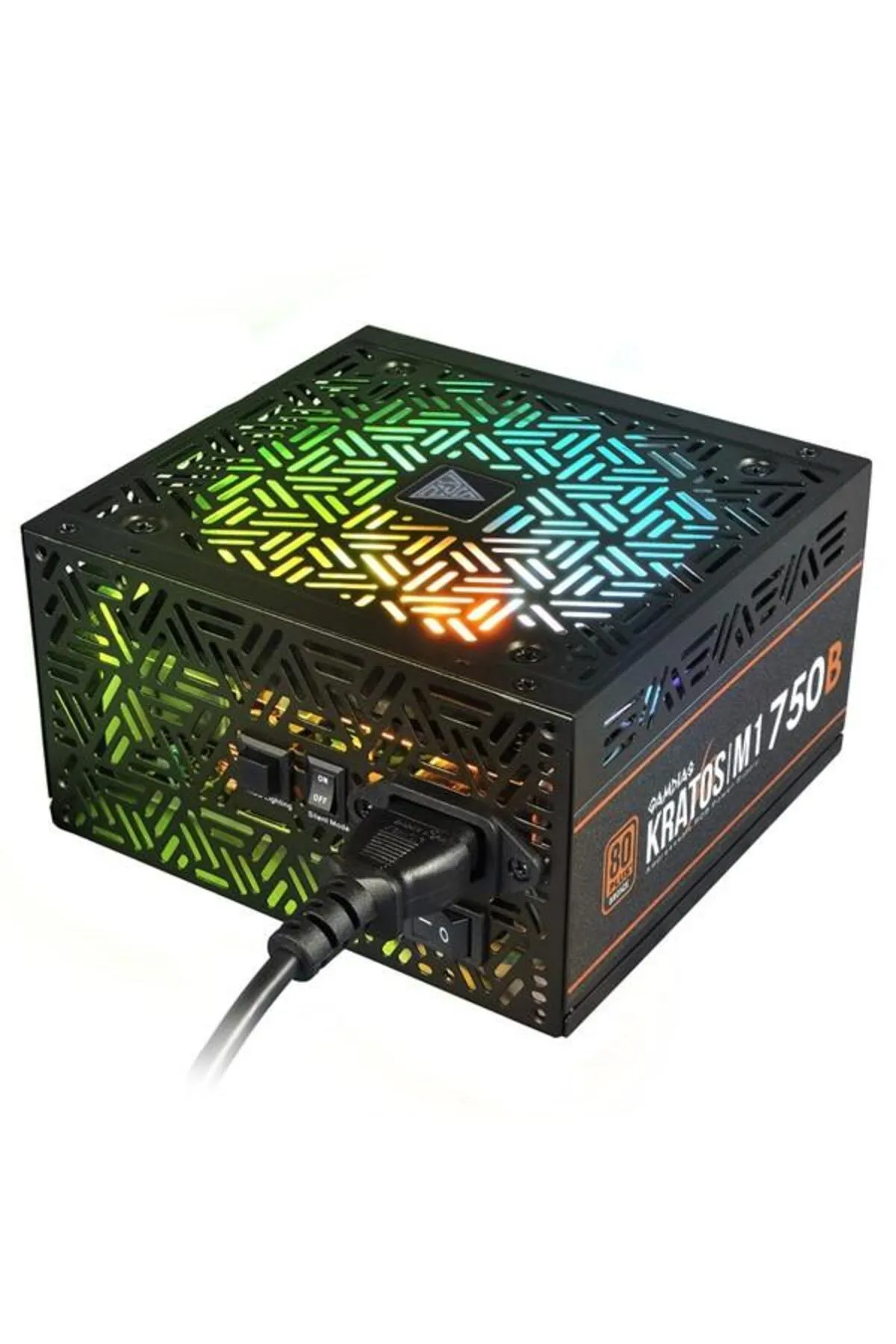 Genel Markalar 750w 80 Bronze Kratos M1-750b 12cm Rgb Fanlı Power Supply