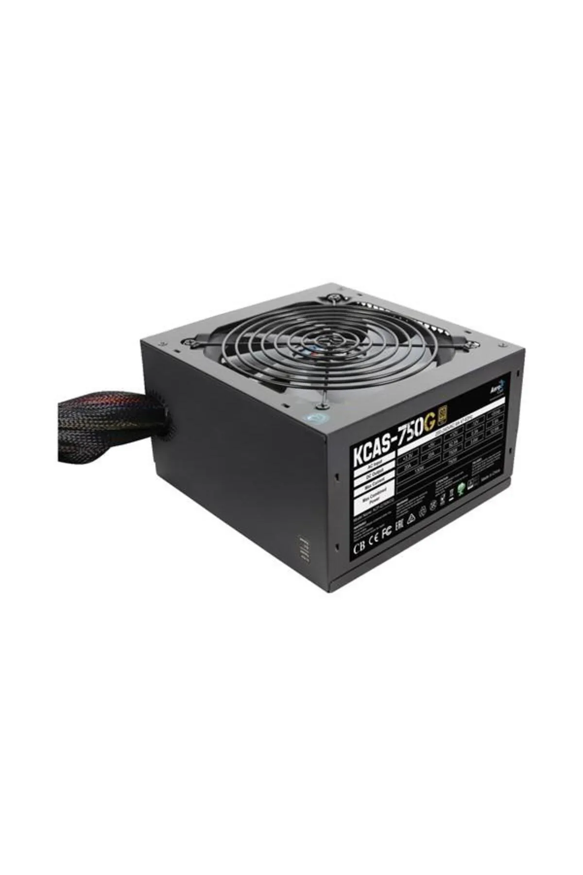 Aerocool 750w 80 Gold Kcas Rgb Ae-kcas750rgb 12cm Fanlı Power Supply