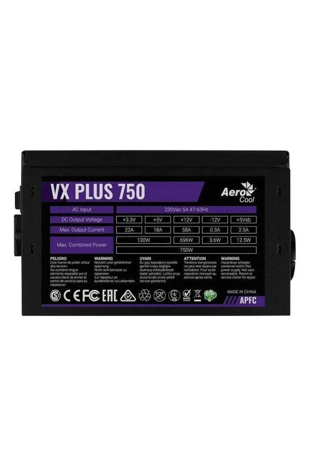 Genel Markalar 750w Vx Plus Ae-vxp750 12cm Fanlı Power Supply