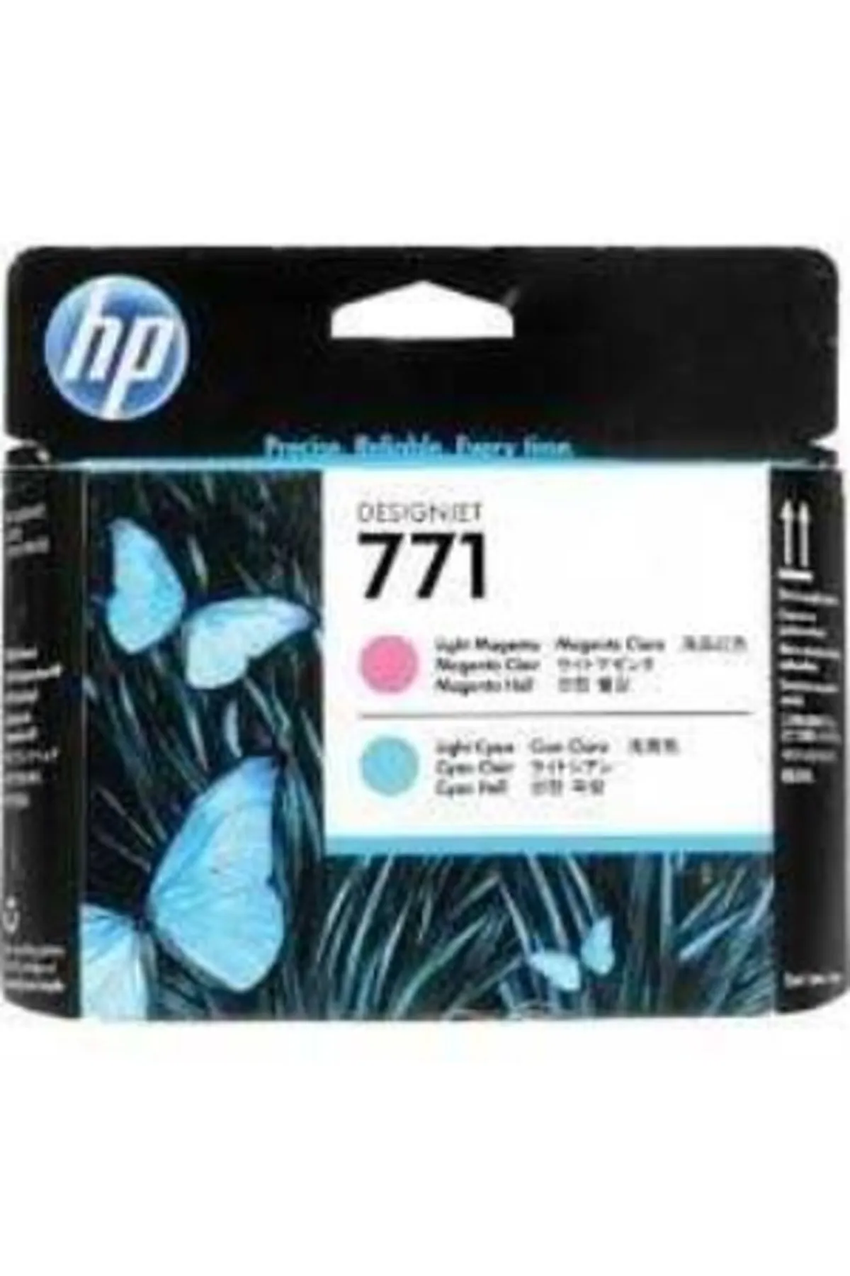 HP 771 Açık Kırmızı-açık Mavi Baskı Kafası Ce019a Uyumlu