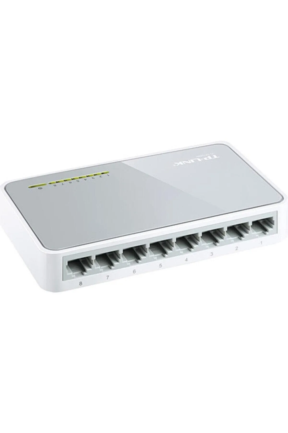 TP-Link 8 Port 10-100 Mbps Switch Plastik Kasa %60 Enerji Tasarrufu