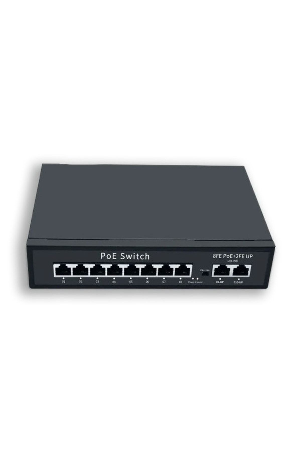 OEM 8 Port 10 100 Poe Swıtch 2 Uplınk 100m Ethernet 96w