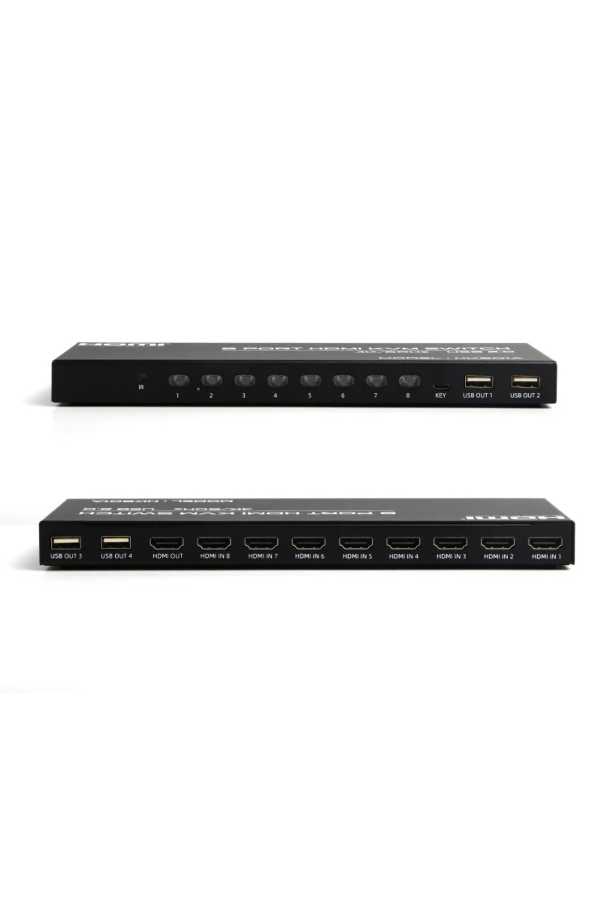 Dark 8 port 4K 60Hz HDMI KVM Switch (DK-AC-KVMHD8X1)