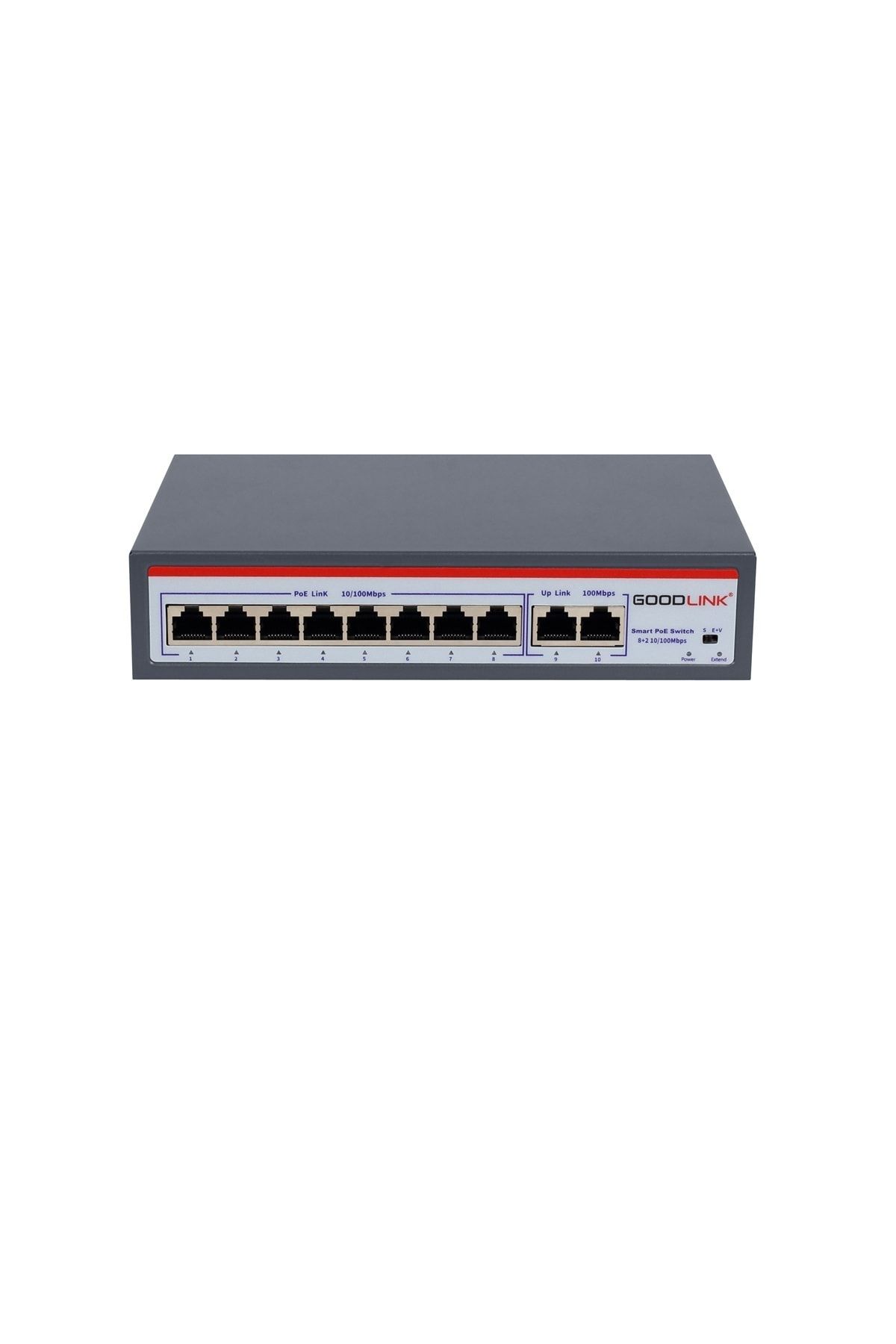 Genel Markalar 8 Port Poe Switch + 2 Port Uplink