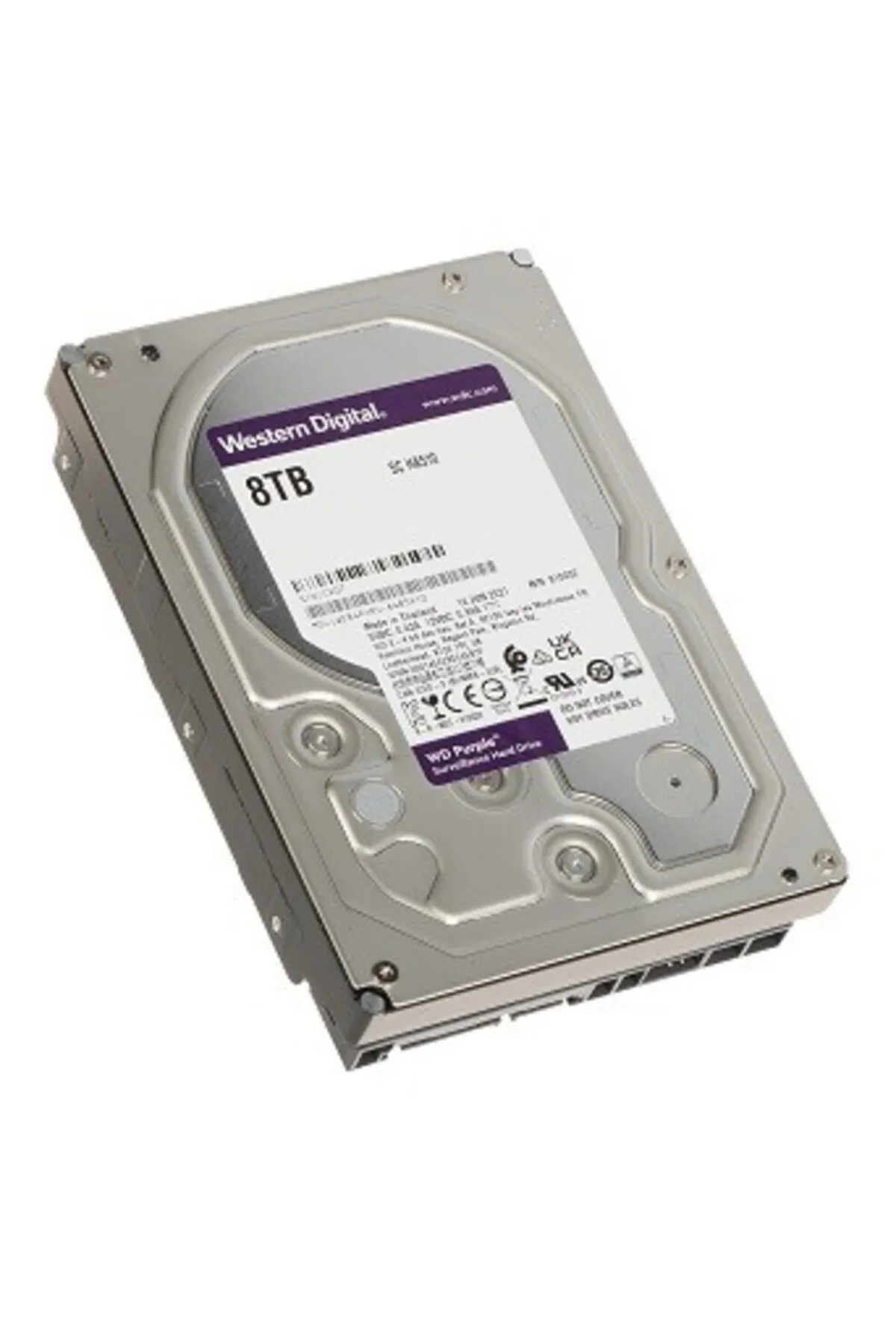 WD 8 TB WD Purple 3.5" 128MB 5400Rpm Sata3 (WD84PURU) 7/24 Güvenlik Disk