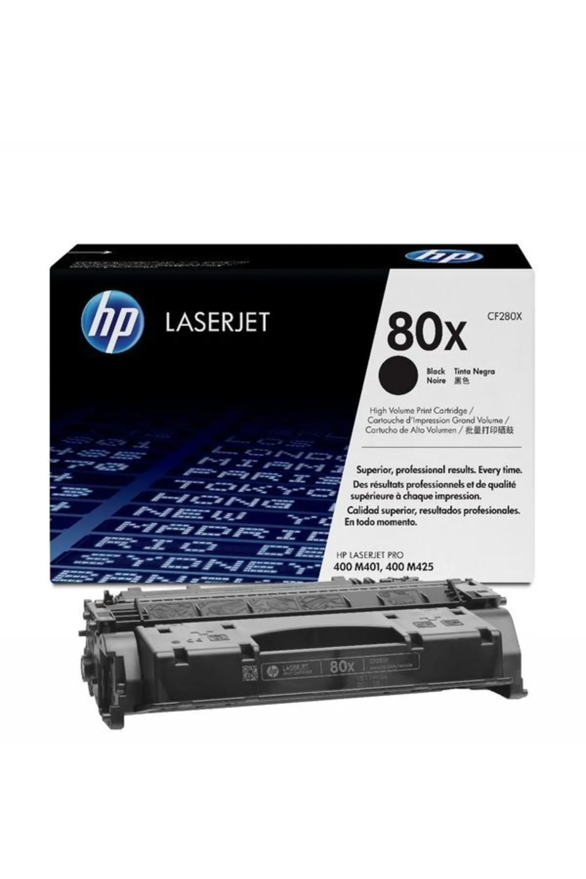 HP 80x-cf280x Yüksek Kapasiteli Orijinal Siyah Toner -m401dn Uyumlu