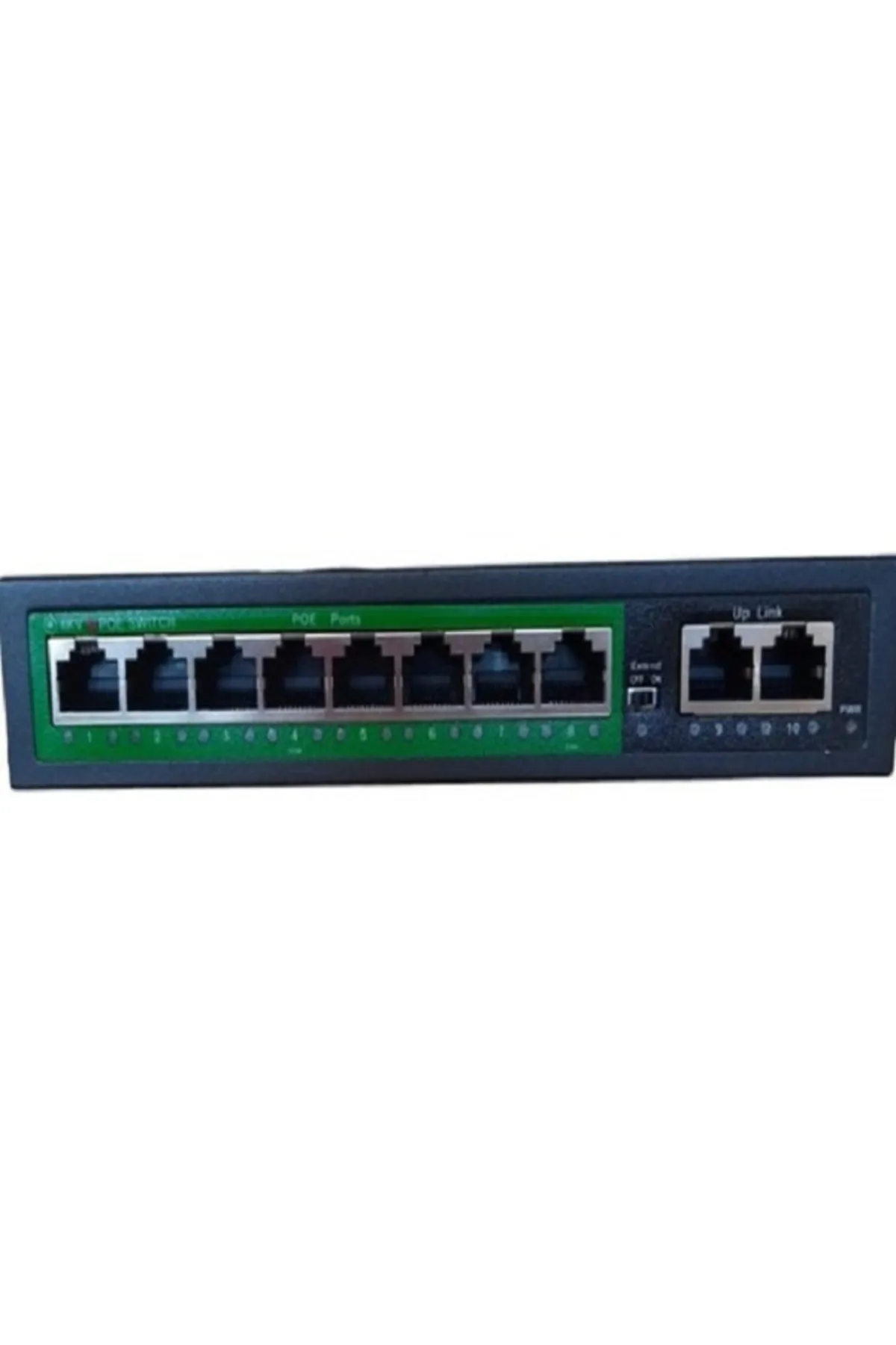 Rose 8+2 Port Poe Network Ip Kamera Için 8 Port Swich