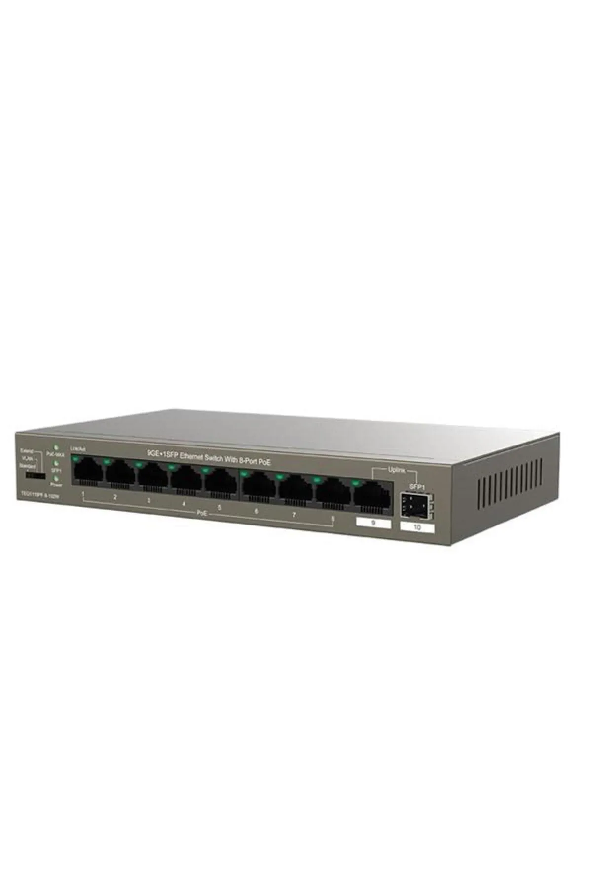 Tenda 8port 102w Full Poe Teg1110pf-8-102w Gıgabıt 1x Sfp Yönetilemez Switch