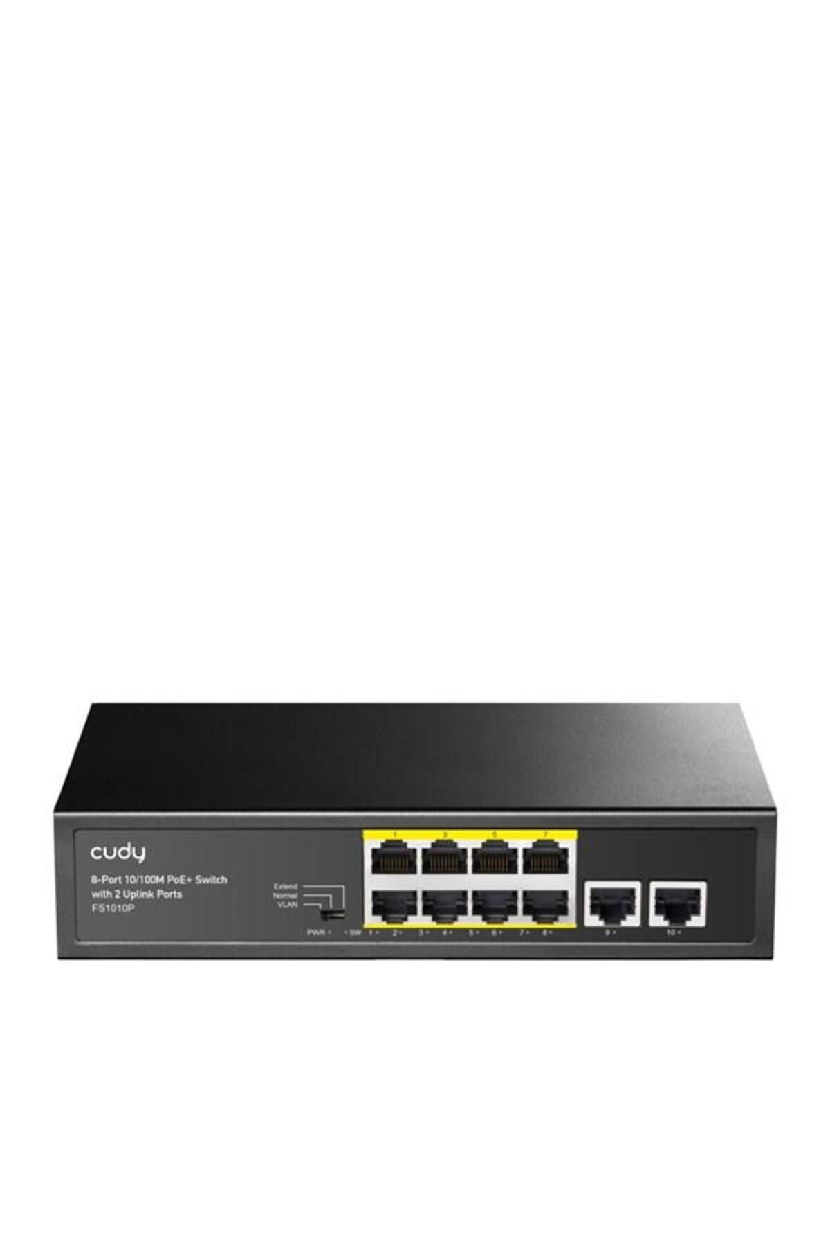 cudy 8port 120w Full Poe Fs1010pg 10/100 2x Uplınk Yönetilemez Switch