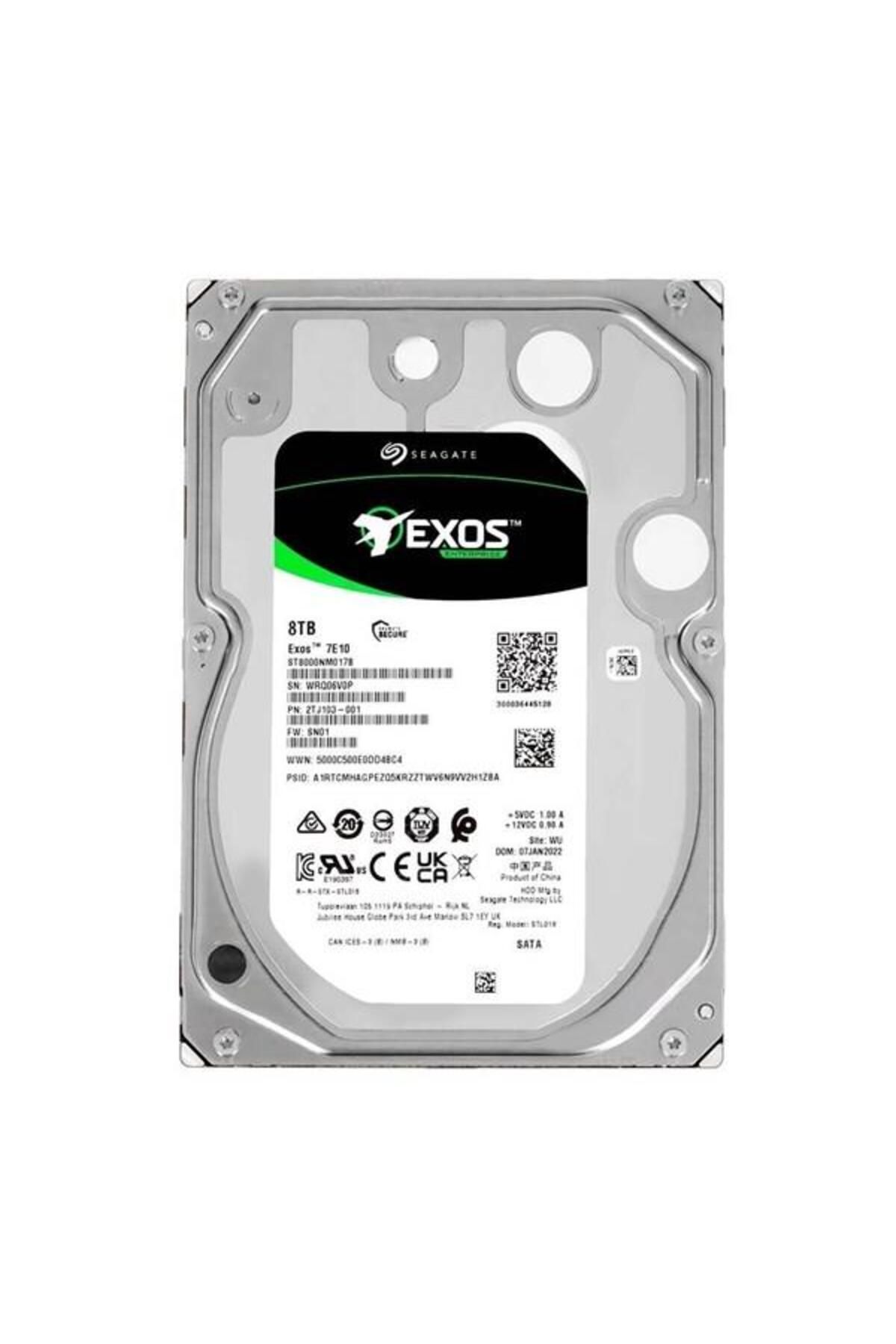 Seagate 8tb Exos St8000nm017b 256mb 7200rpm Sata-3 Enterprıse Disk