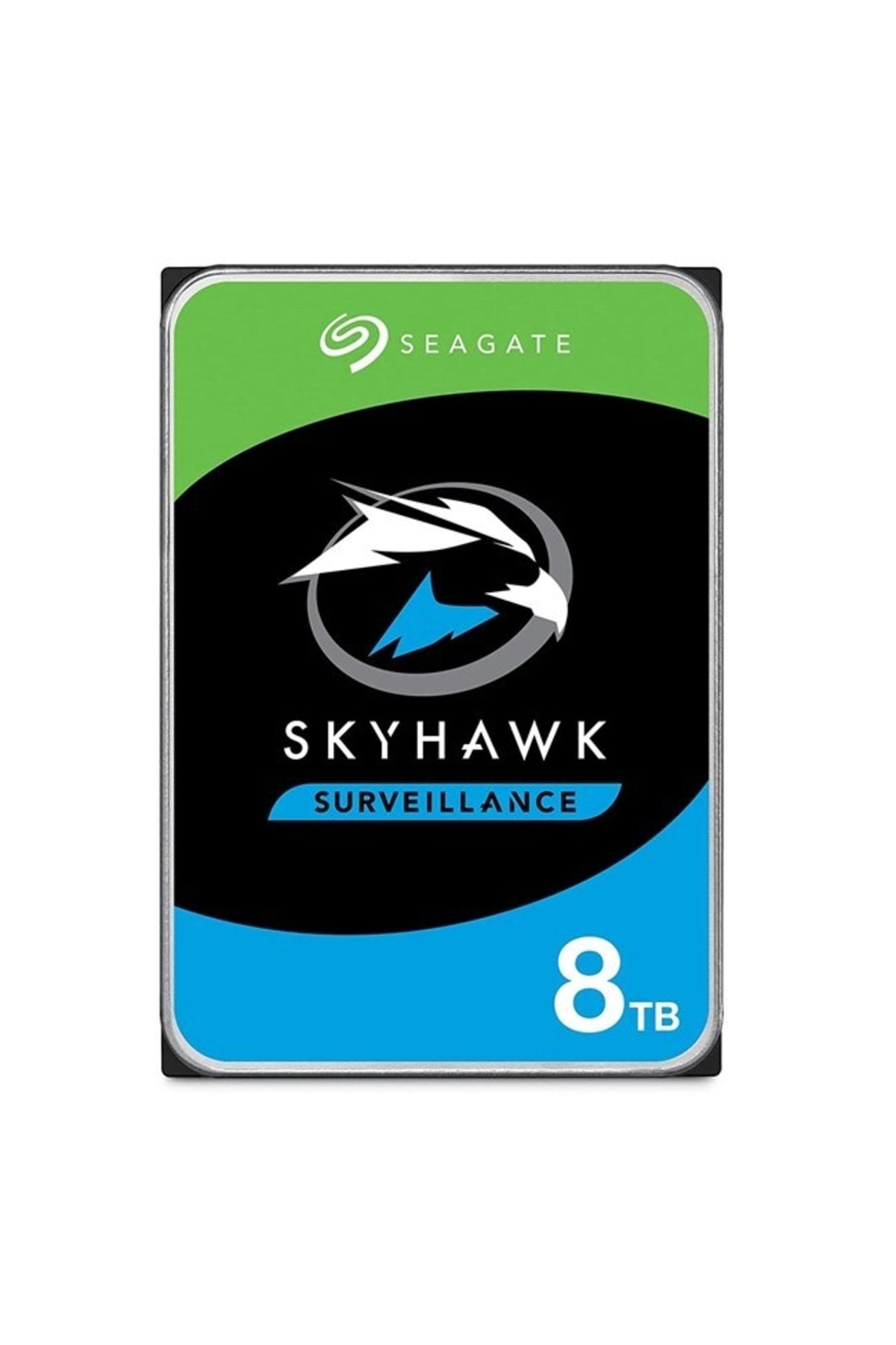 Seagate 8tb Skyhawk Sata 3.0 7200rpm 256mb 3.5" Dahili Güvenlik Diski (ST8000VX004)