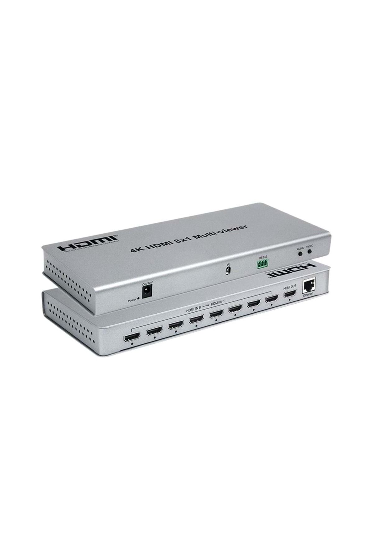 upTech 8x1 HDMI 2.0v Switch Quad Multiviewer 4K 60Hz