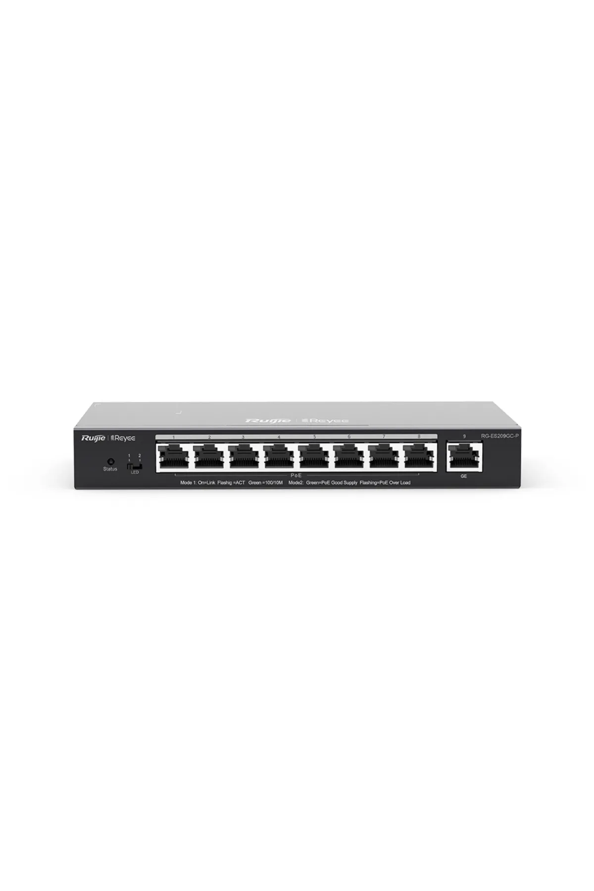 RUIJIE 9-port Gigabit Akıllı Bulut Yönetimli (smart Cloud Managed) Poe Switch