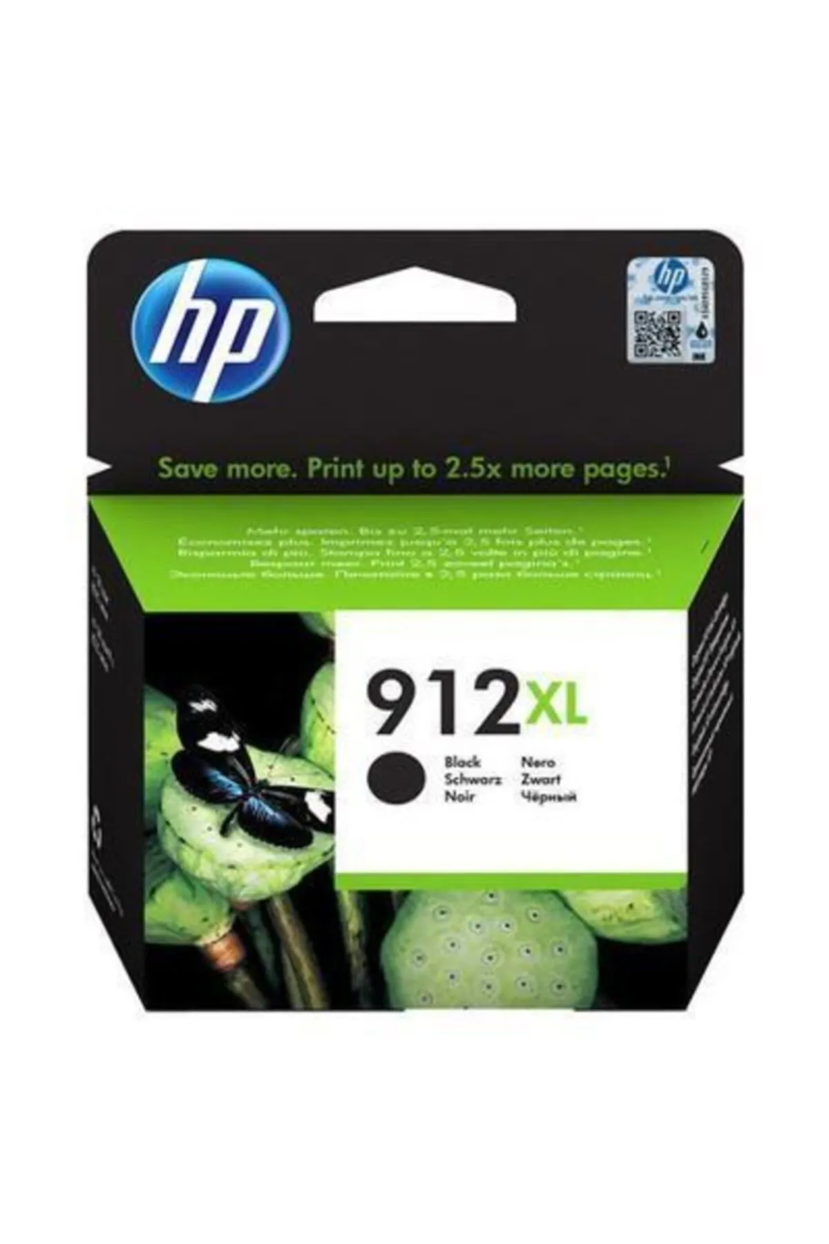 HP 912xl 3yl84ae Siyah Orjinal Kartuş Officejet Pro 8012 8014 8015 8022 8023 8024 8025