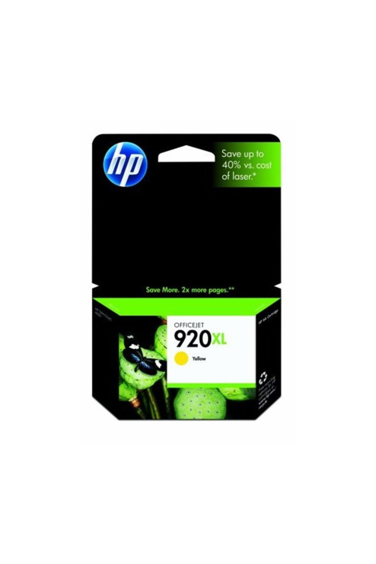 HP 920Xl Yellow Sarı Yüksek Kapasiteli Kartuş Cd974Ae / Hp