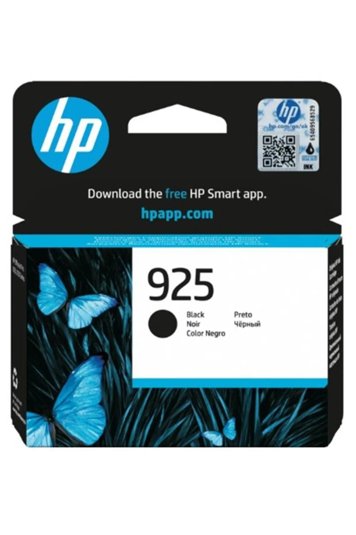 HP 925 Black Siyah Kartuş 4k0v9pe