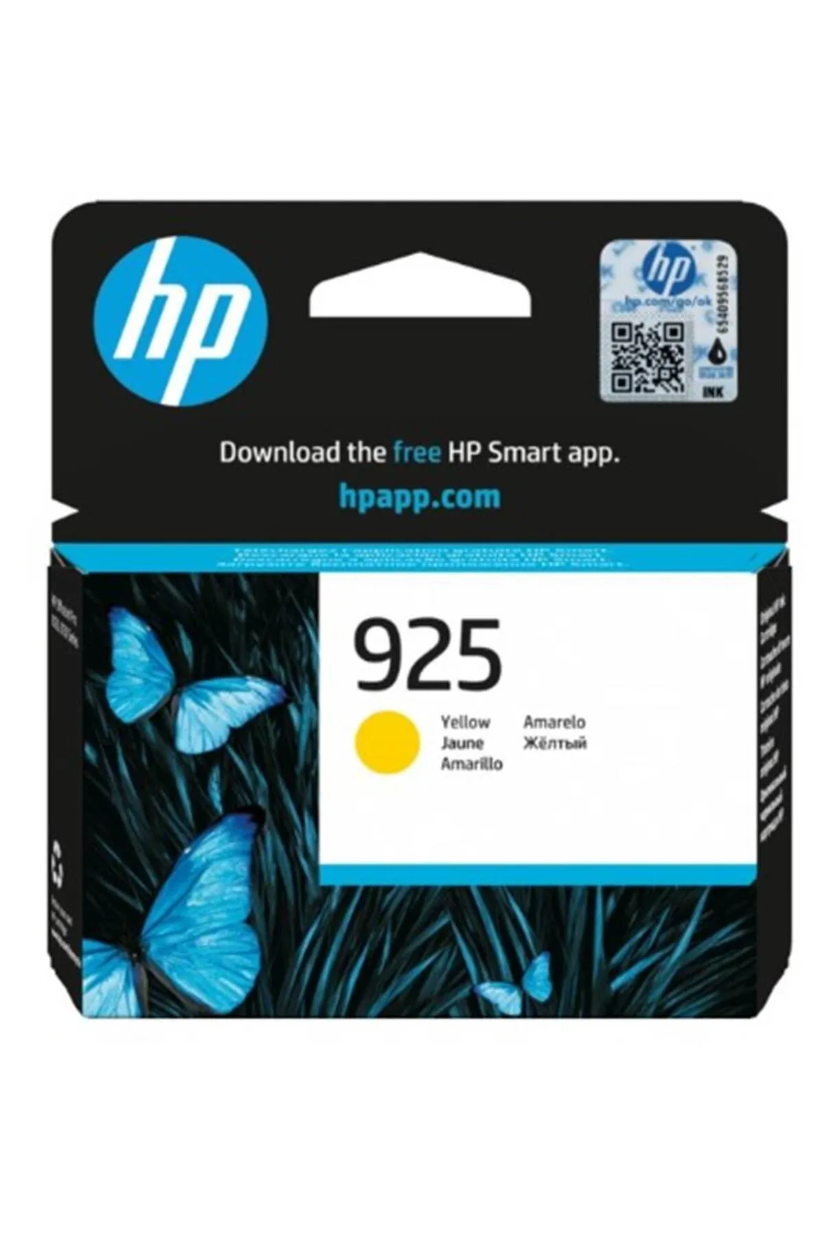 HP 925 Yellow Sarı Kartuş 4k0v8pe