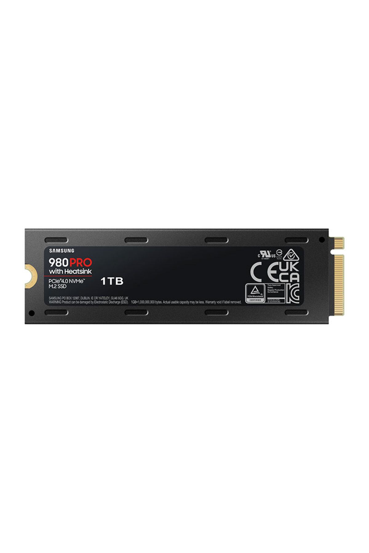 Samsung 980 PRO 1TB 22x80mm PCIe Gen 4.0 x4 NVMe M.2 Soğutuculu SSD