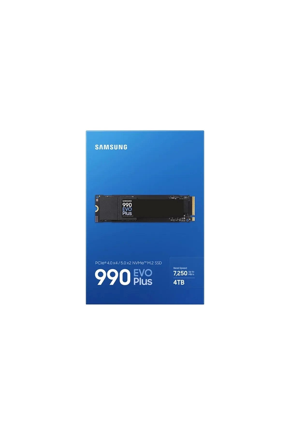 Samsung 990 EVO Plus 4TB MZ-V9S4T0BW 7250MB-6300MBSn PCIE GEN 4.0X4 5.0X2 NVME 2.0  M.2 5YIL Garanti