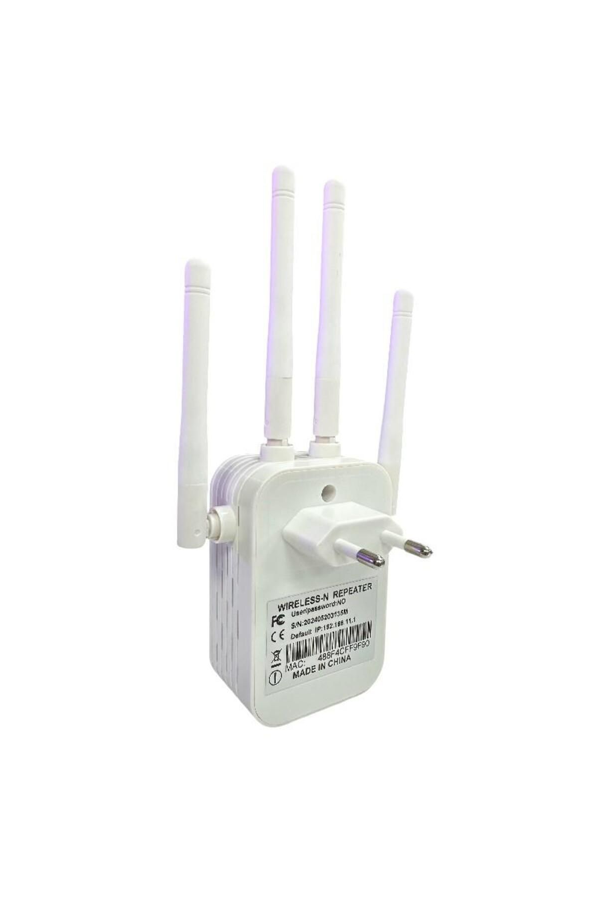 FULLY A18 Wifi Repeater Access Point 300Mbps 4Antenli WPS Özellikli